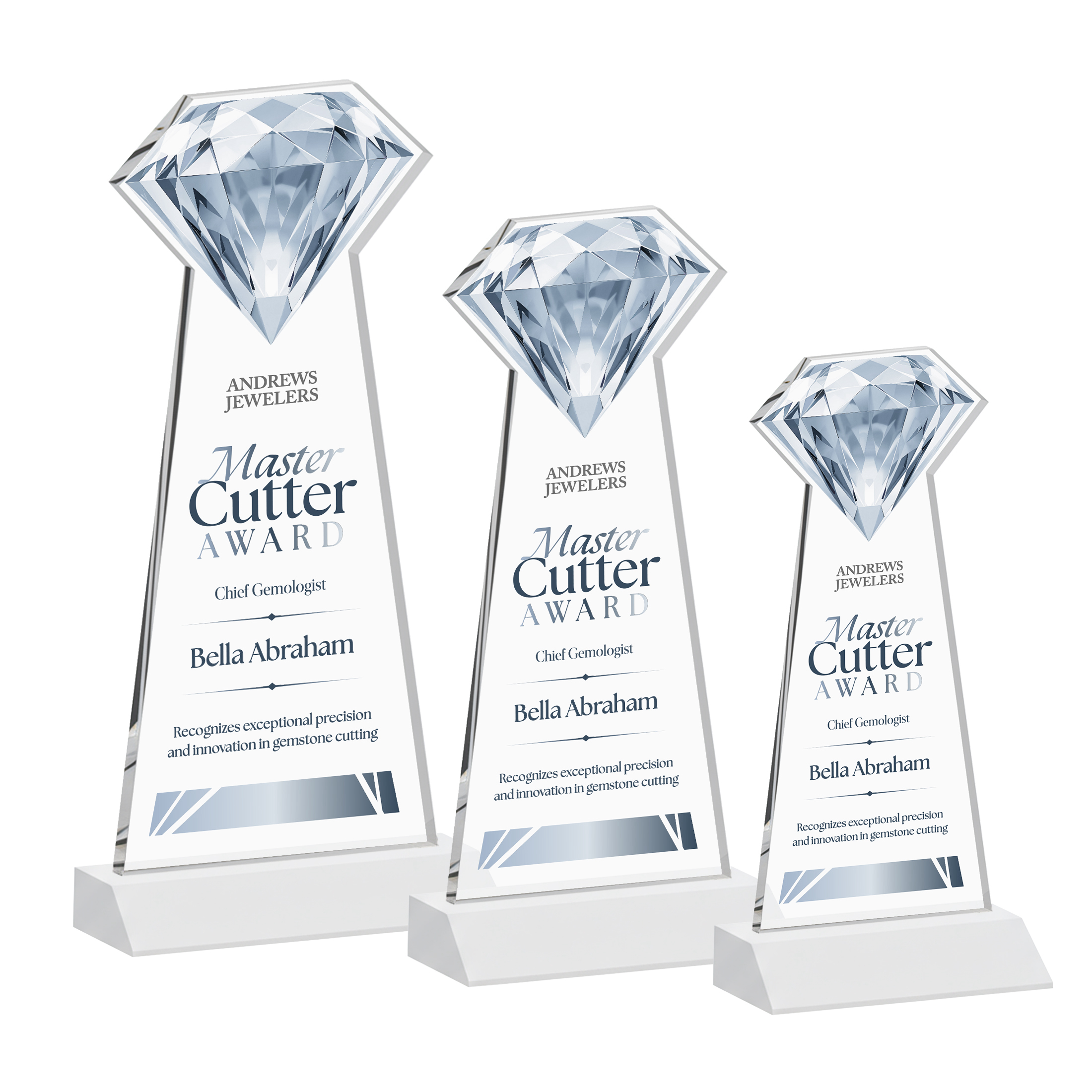 Gemstone VividPrint™ Award - White