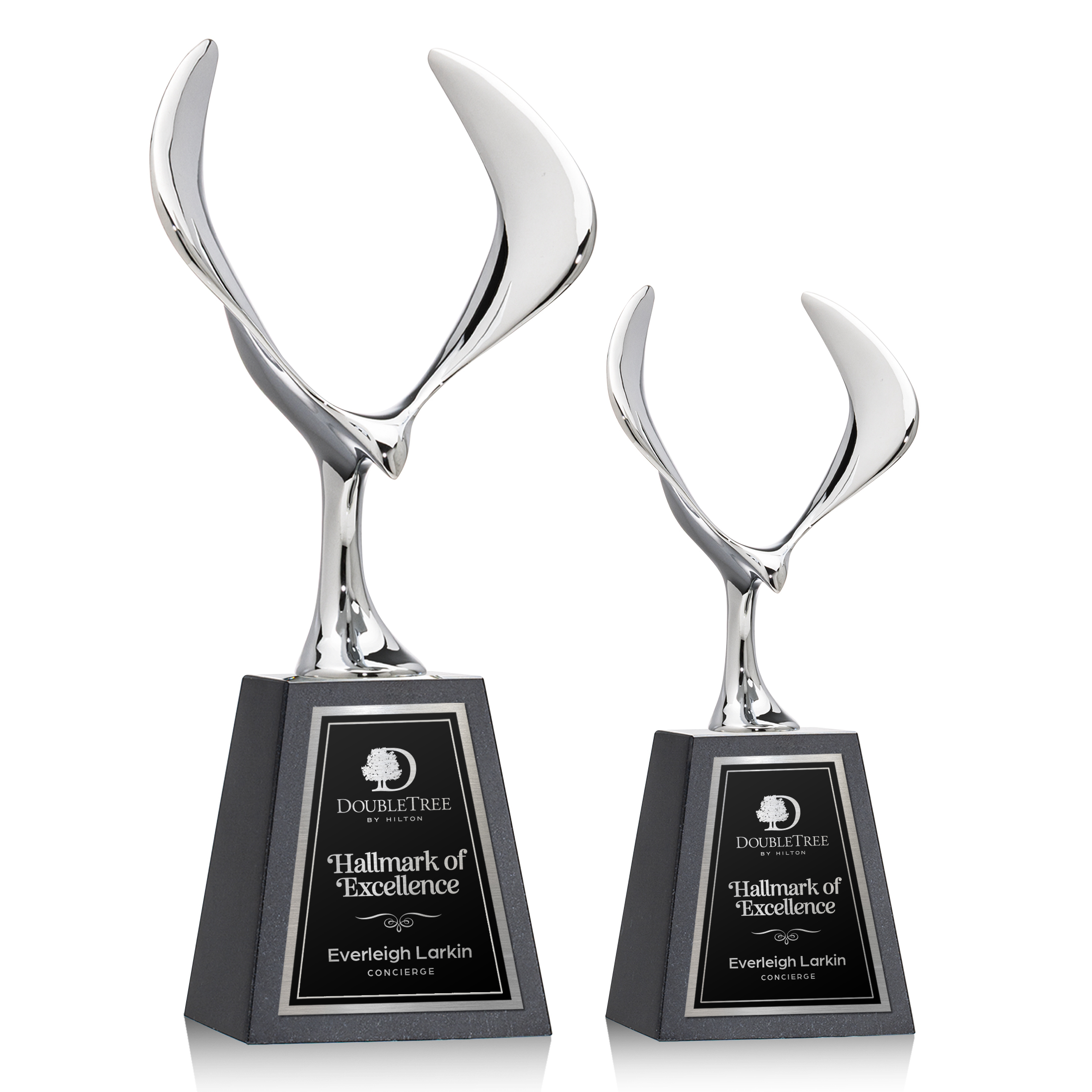 Maverick Eagle Award on Tall Marble Base - Black