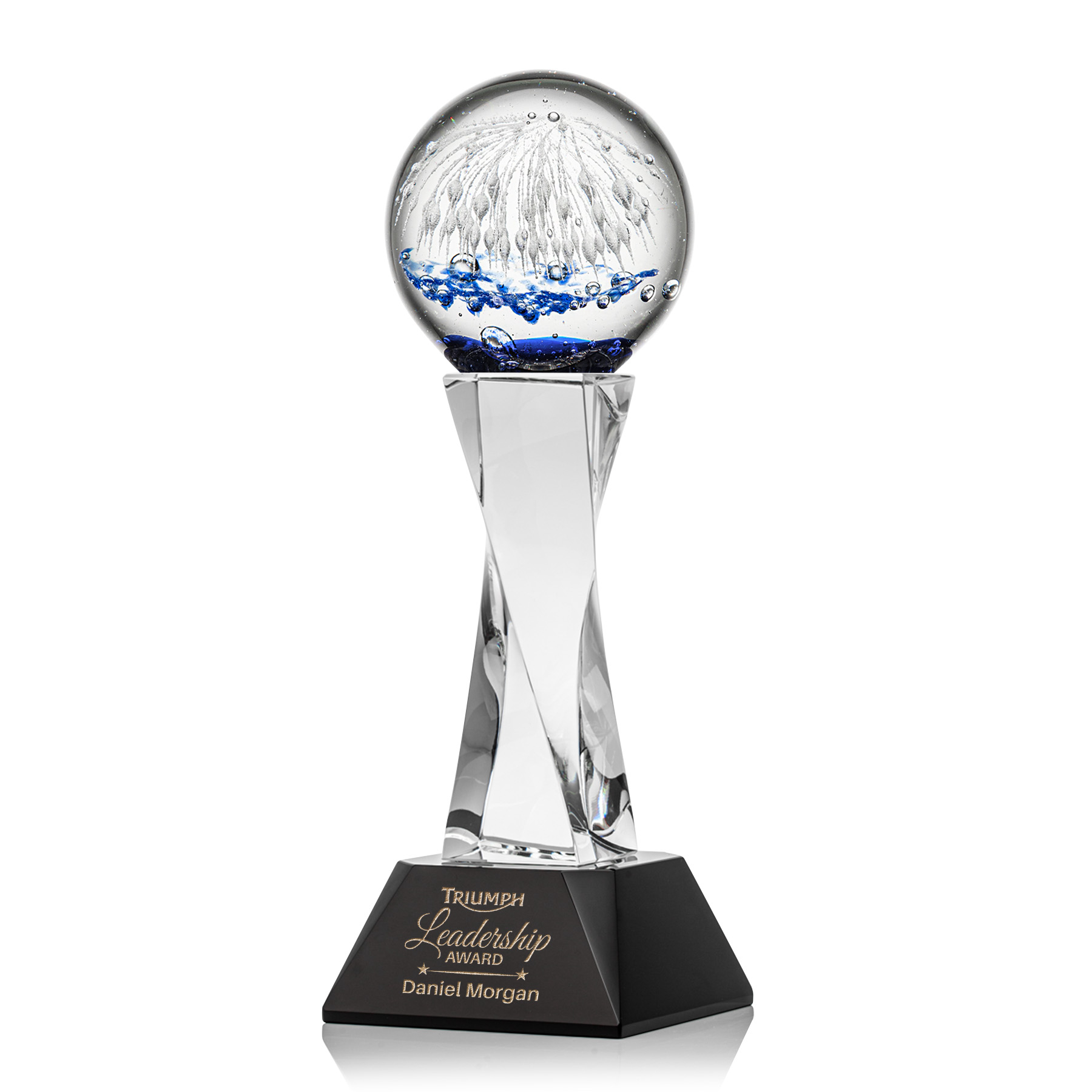 Starburst Award on Langport Base - Black