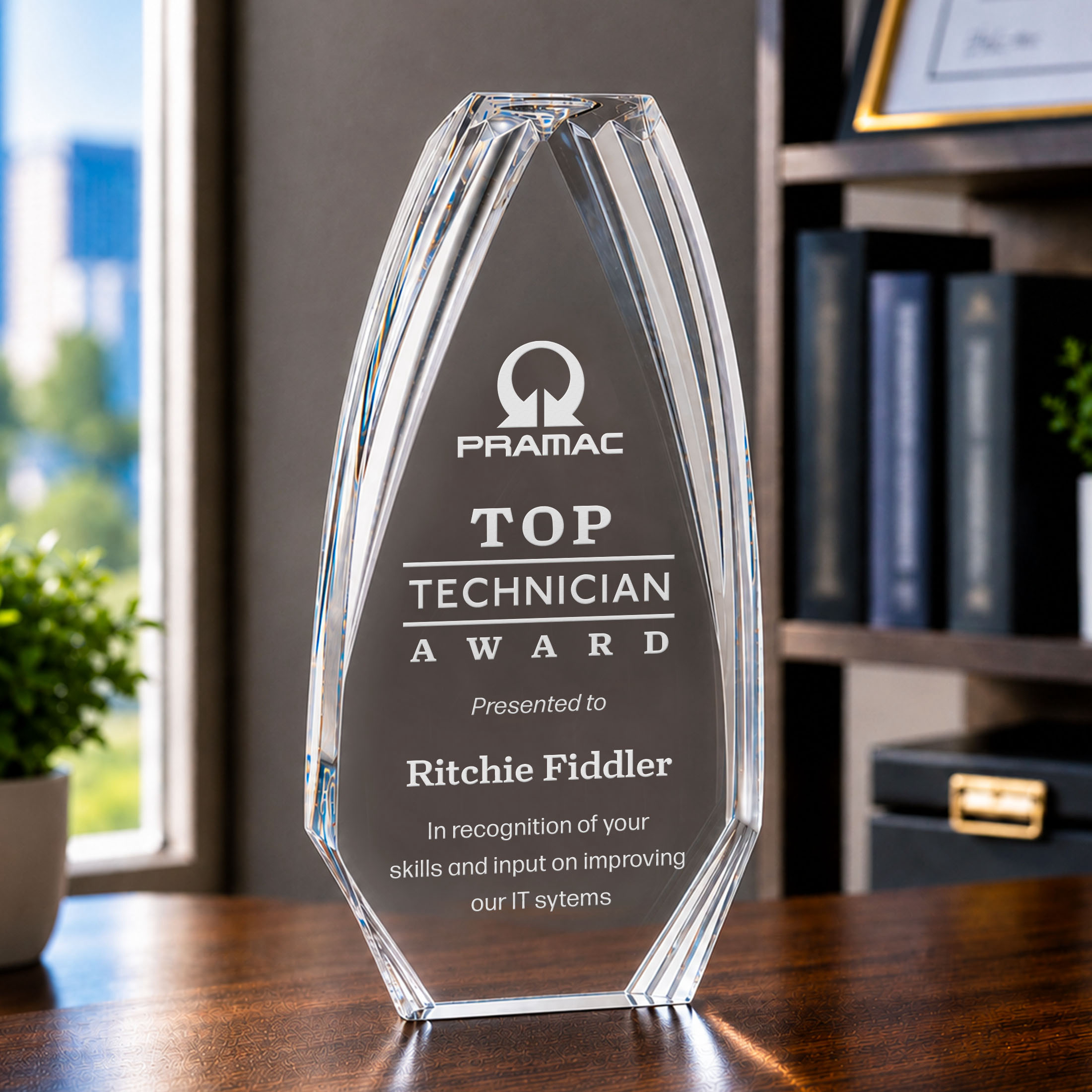 Lantana Award - Clear