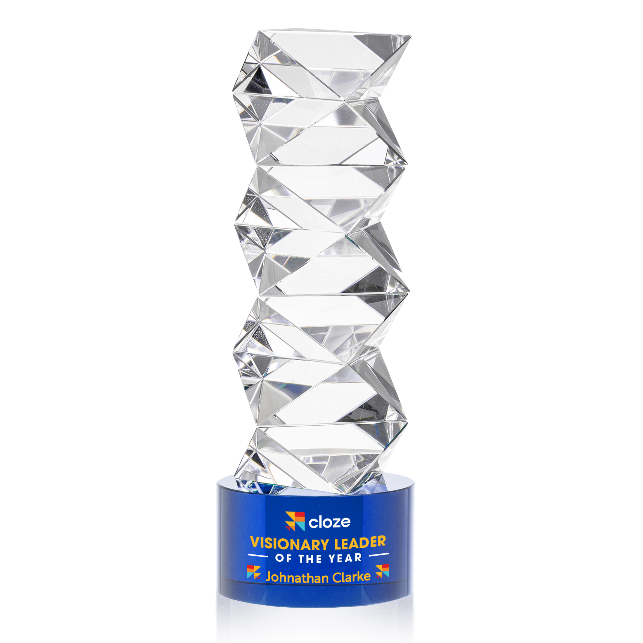 Callucci VividPrint™ Award on Marvel Base - Blue