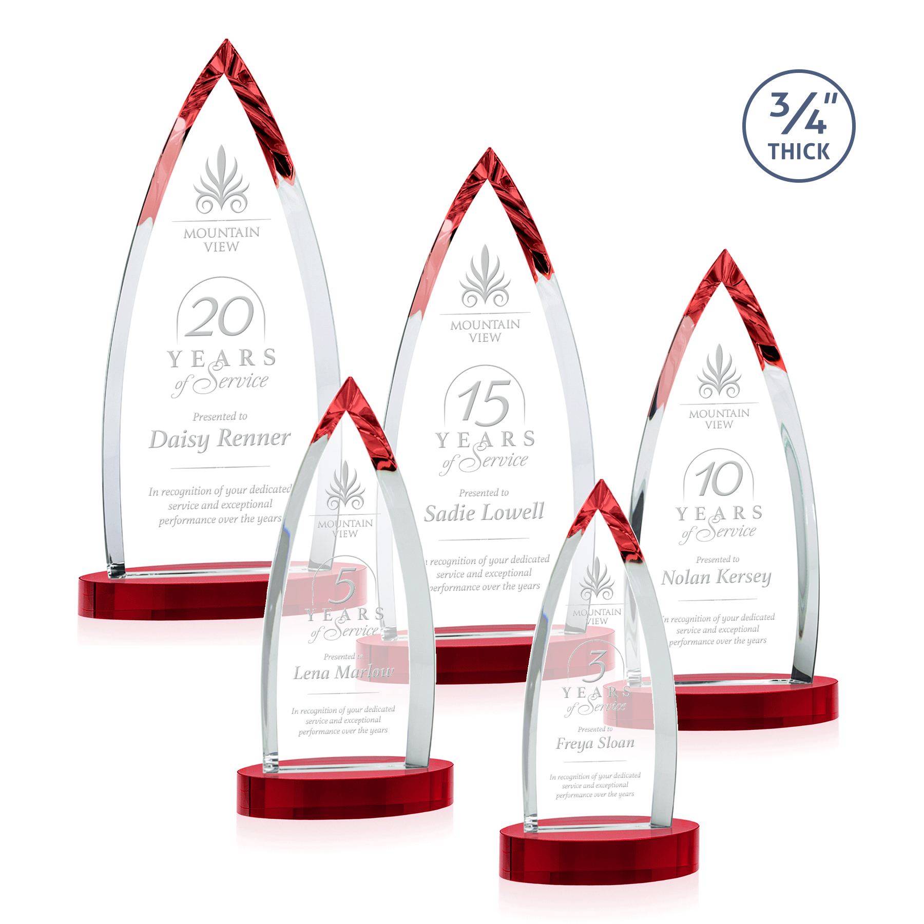 Shildon Award on Alberton Base - Red