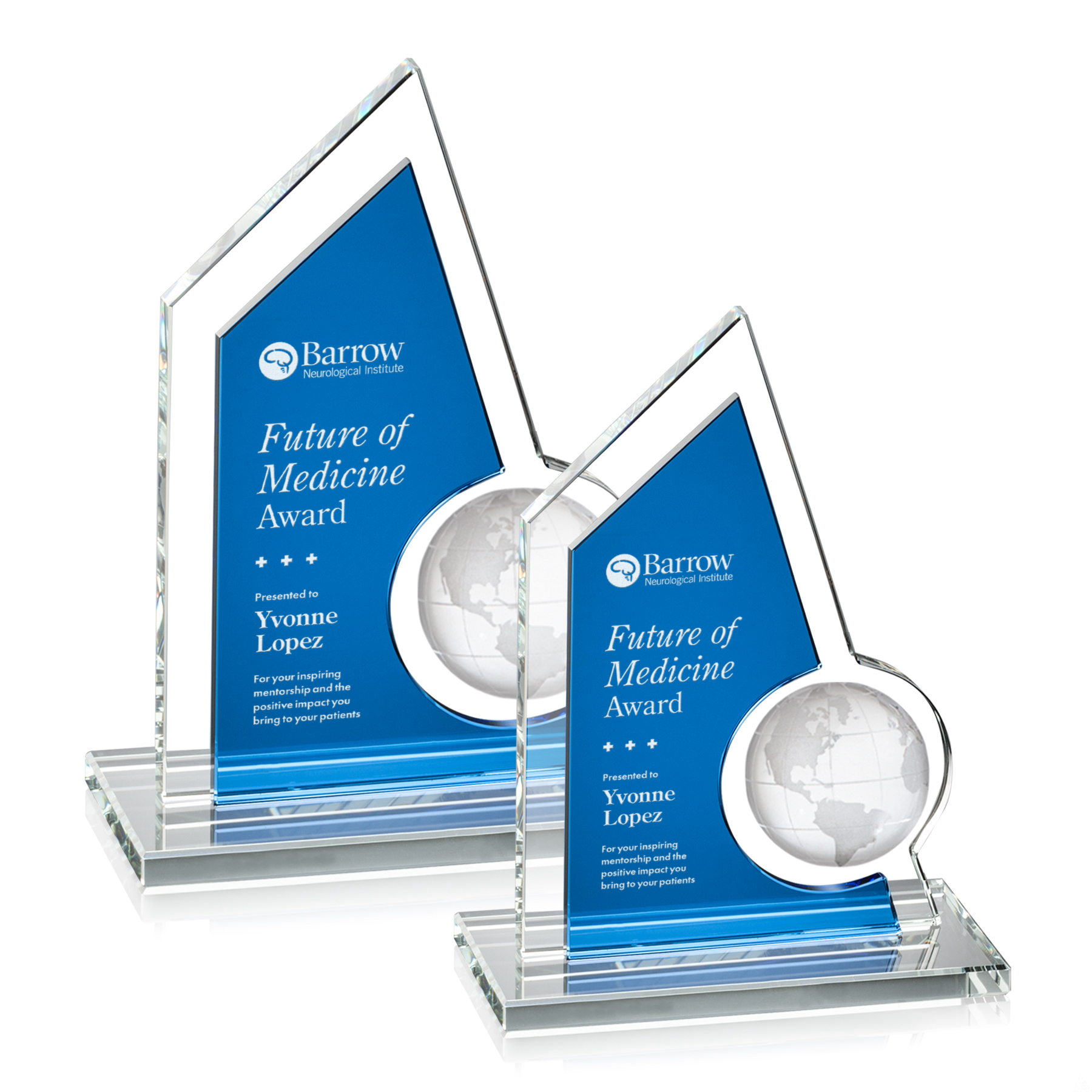 Adalina Globe Award - Blue