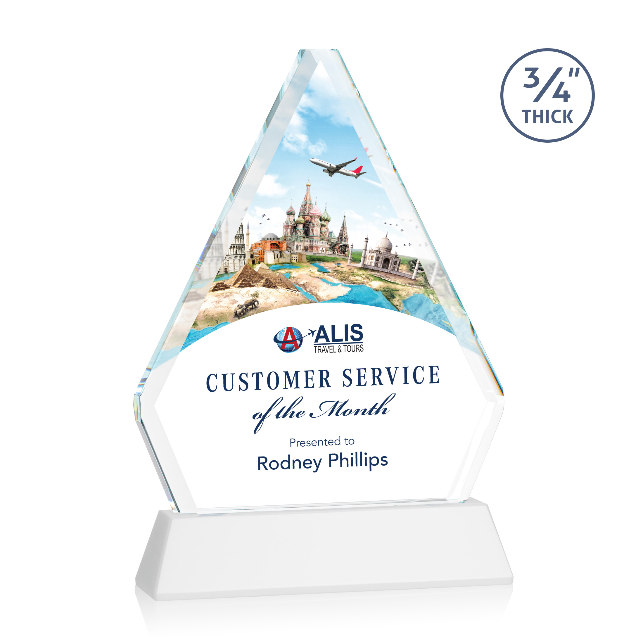Fyreside VividPrint™ Award on Newhaven - White