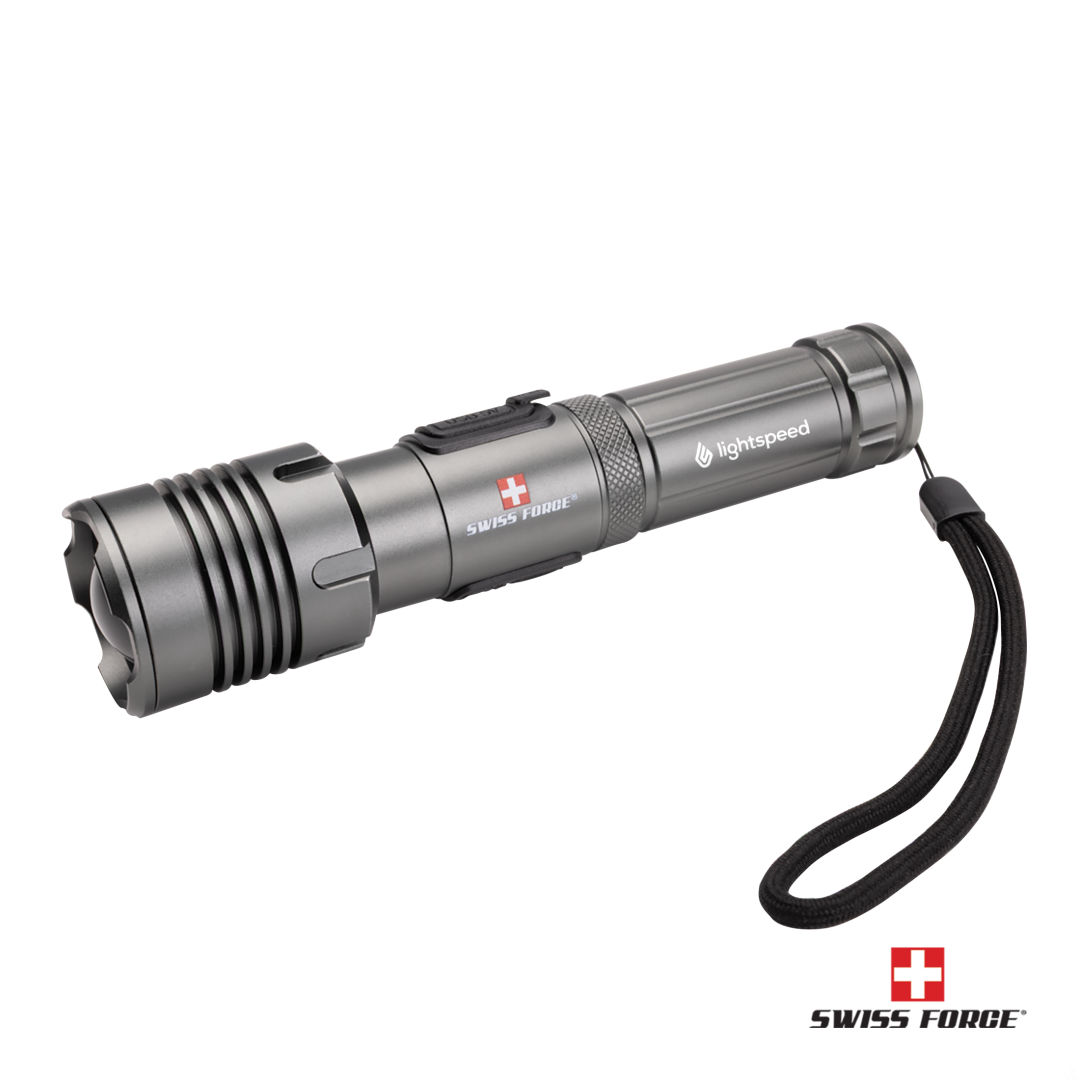 SFL730 - Swiss Force® Rimac Aluminum Rechargeable Flashlight - SRG