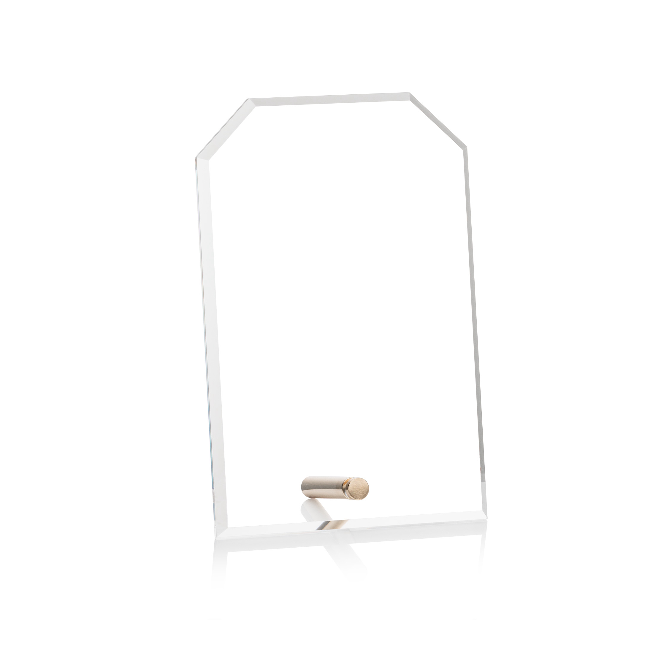 Polaris Clipped Rectangle Award - Gold 15