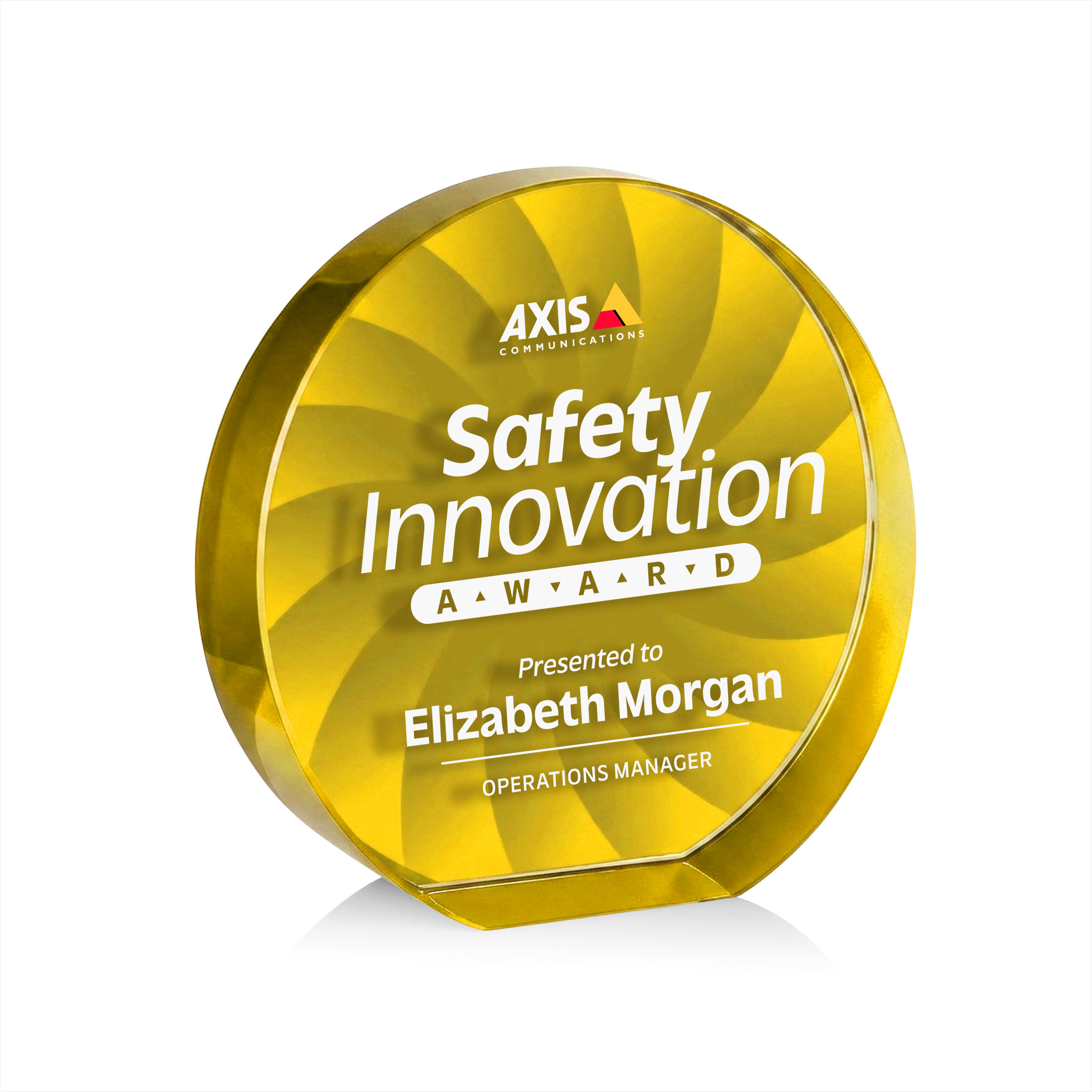 Apollo VividPrint™ Award - Yellow 4