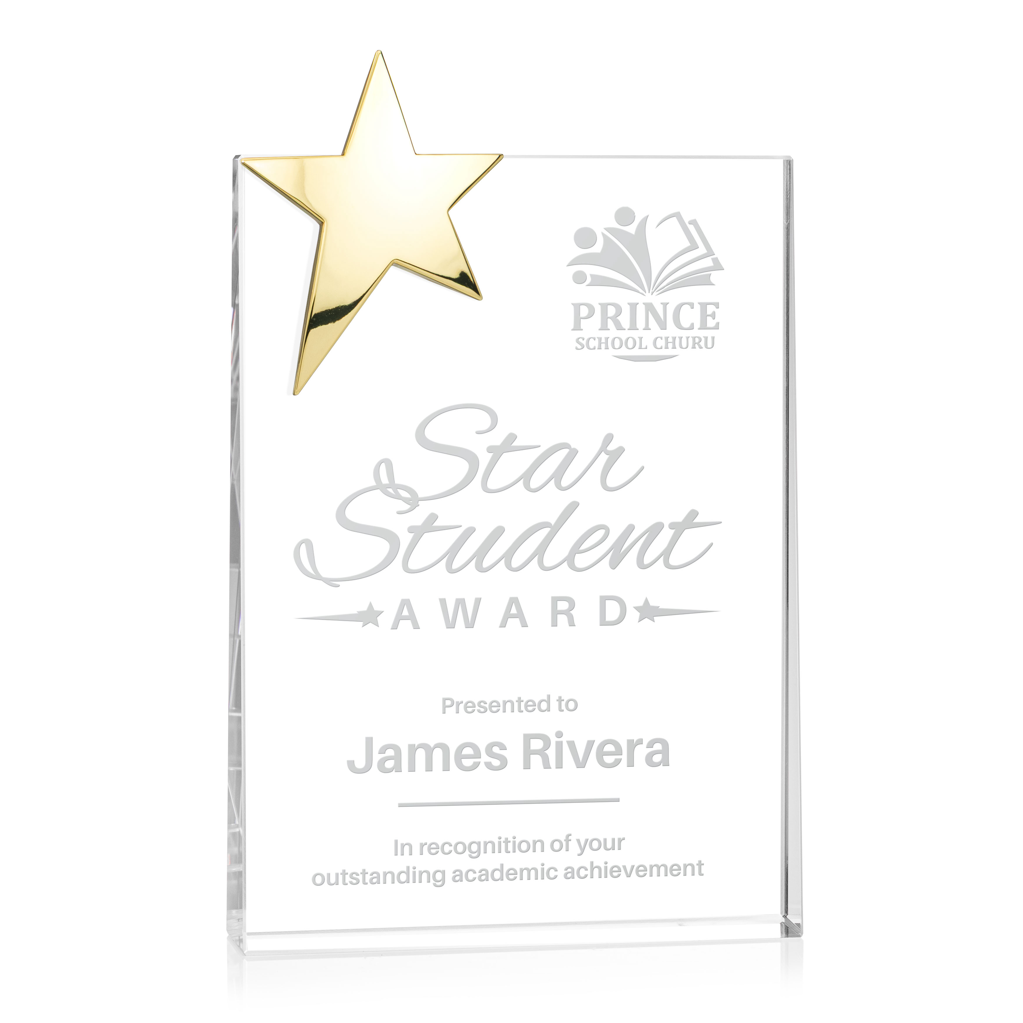 Deep Etch, Gold, 5" x 8" x 1.25" Vertical