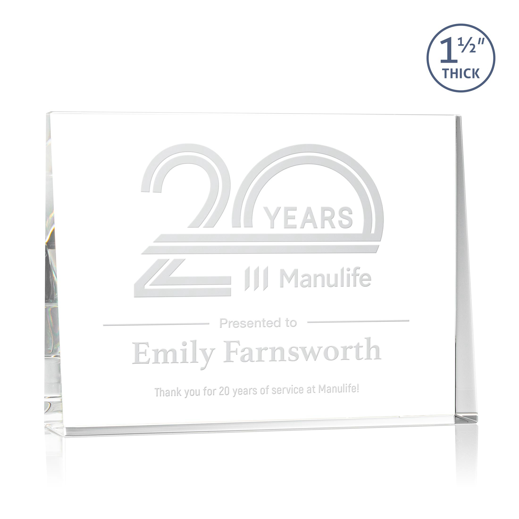 Deep Etch, 8" x 6" x 1.75"