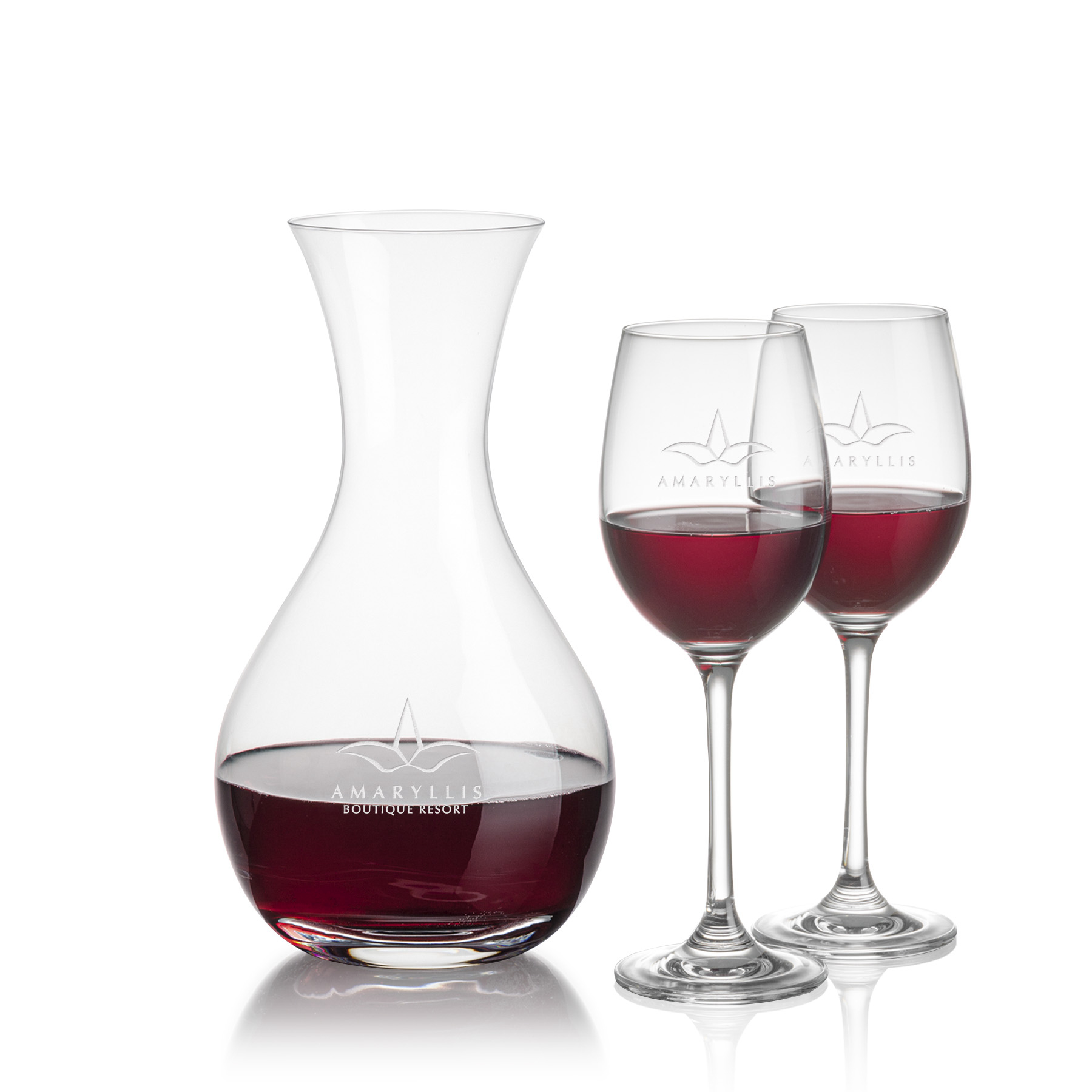 Carafe Stemmed Set, Burlington Set, Carafe & 2 Wine
