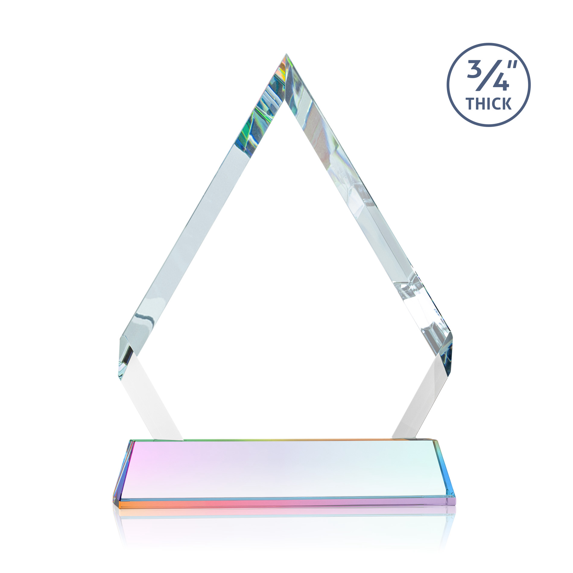 Apex VividPrint™ Award on Newhaven Base - Prismatic 9