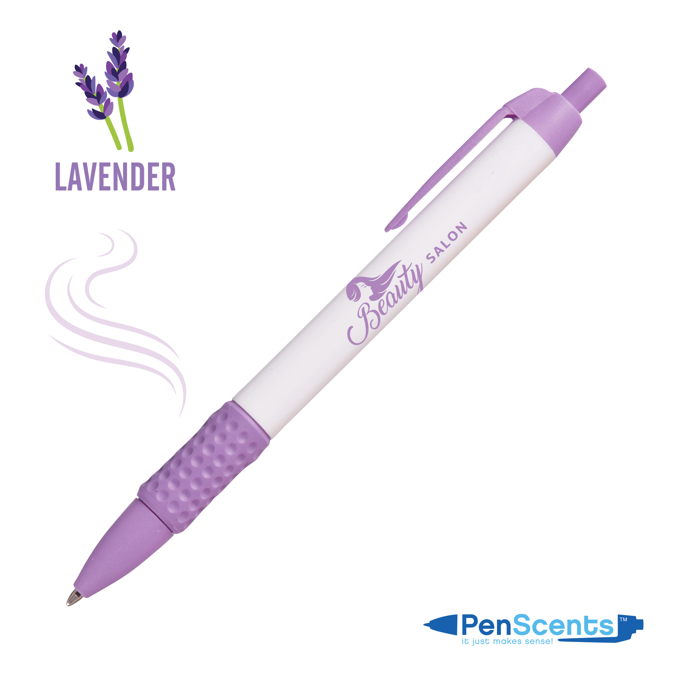 1 Color, 1 Location Imprint, Lavender Scented Lavender