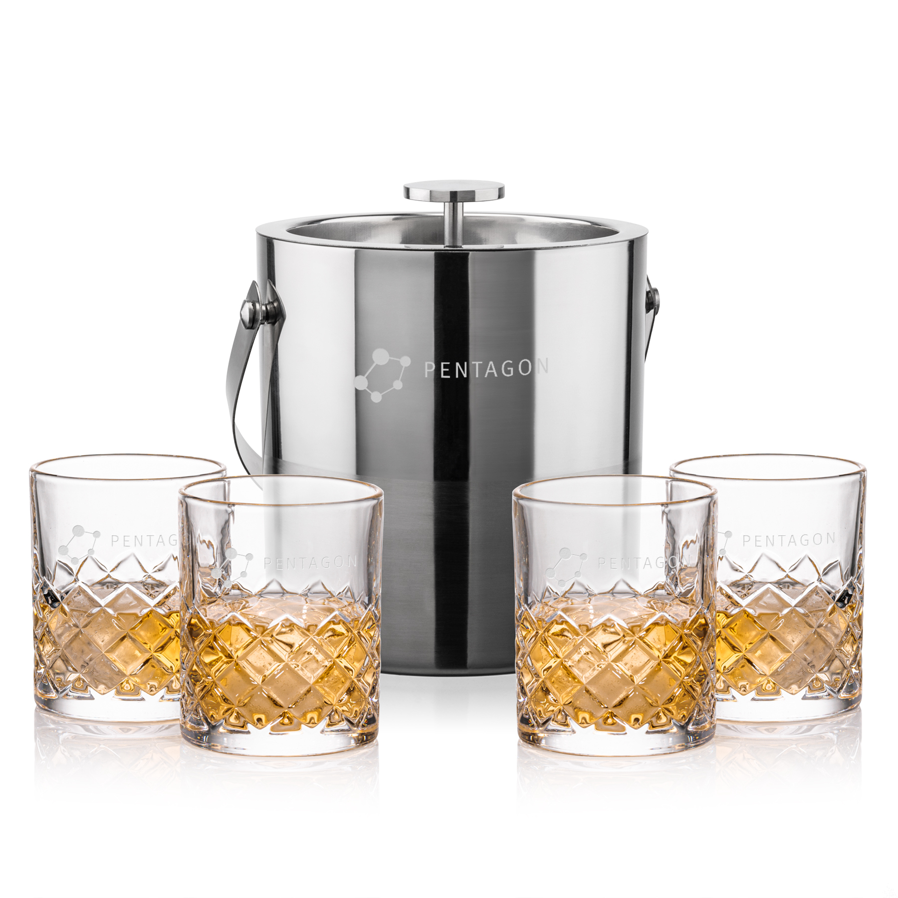 Ice Bucket OTR Set, Longford Set, Set of 5