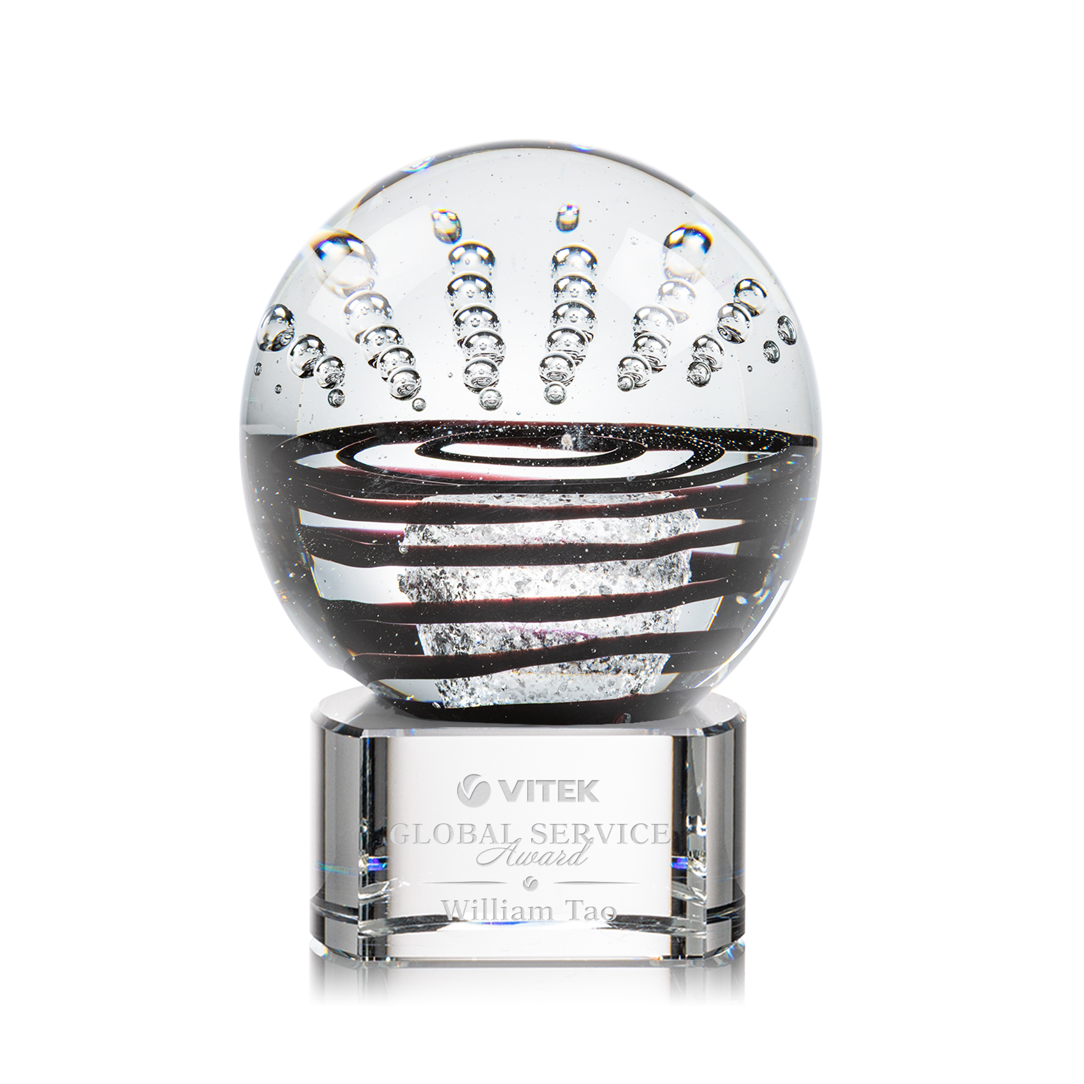 Paragon, Clear, 4" x 5.5" x 4"