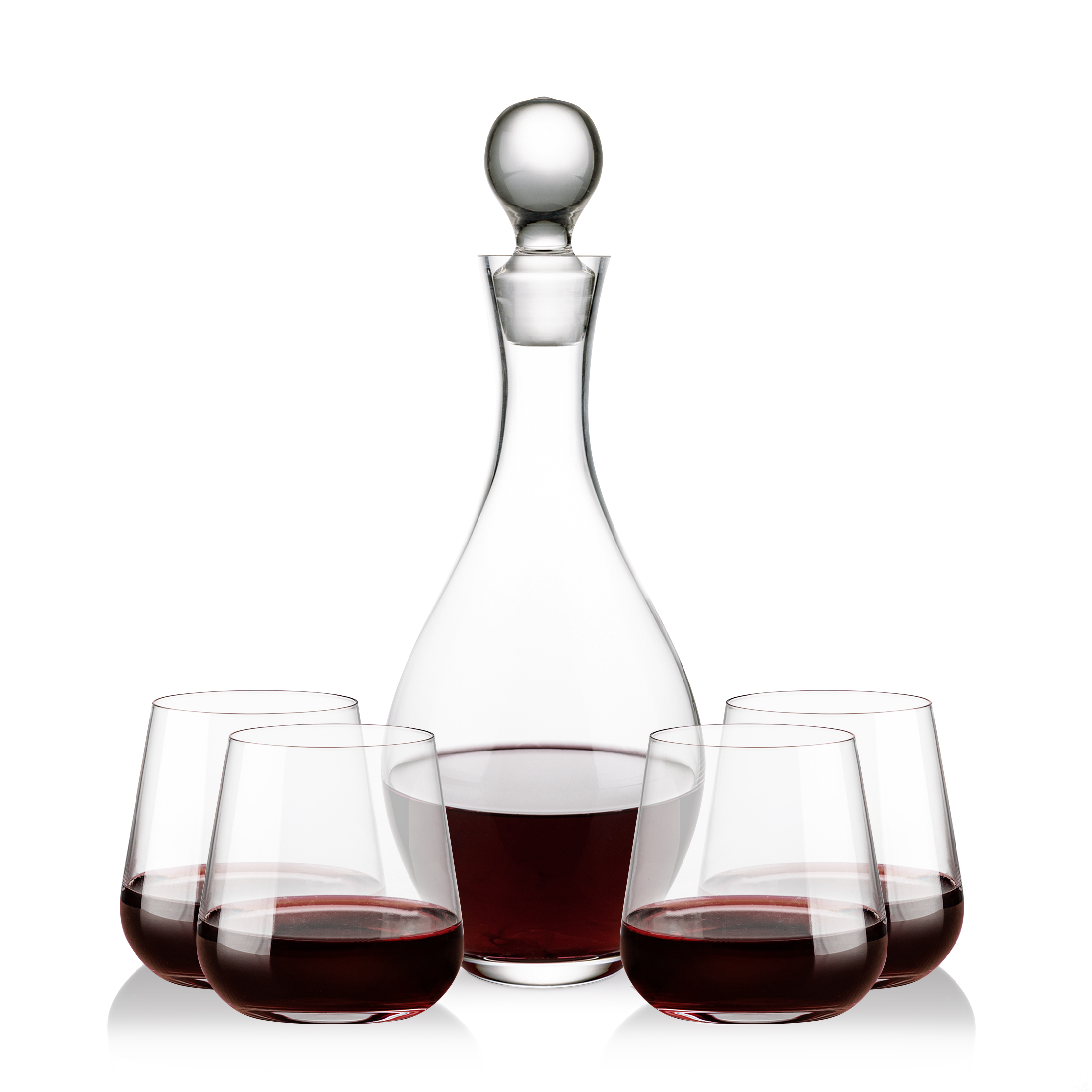Briarwood Decanter & Howden Stemless Wine Set 6