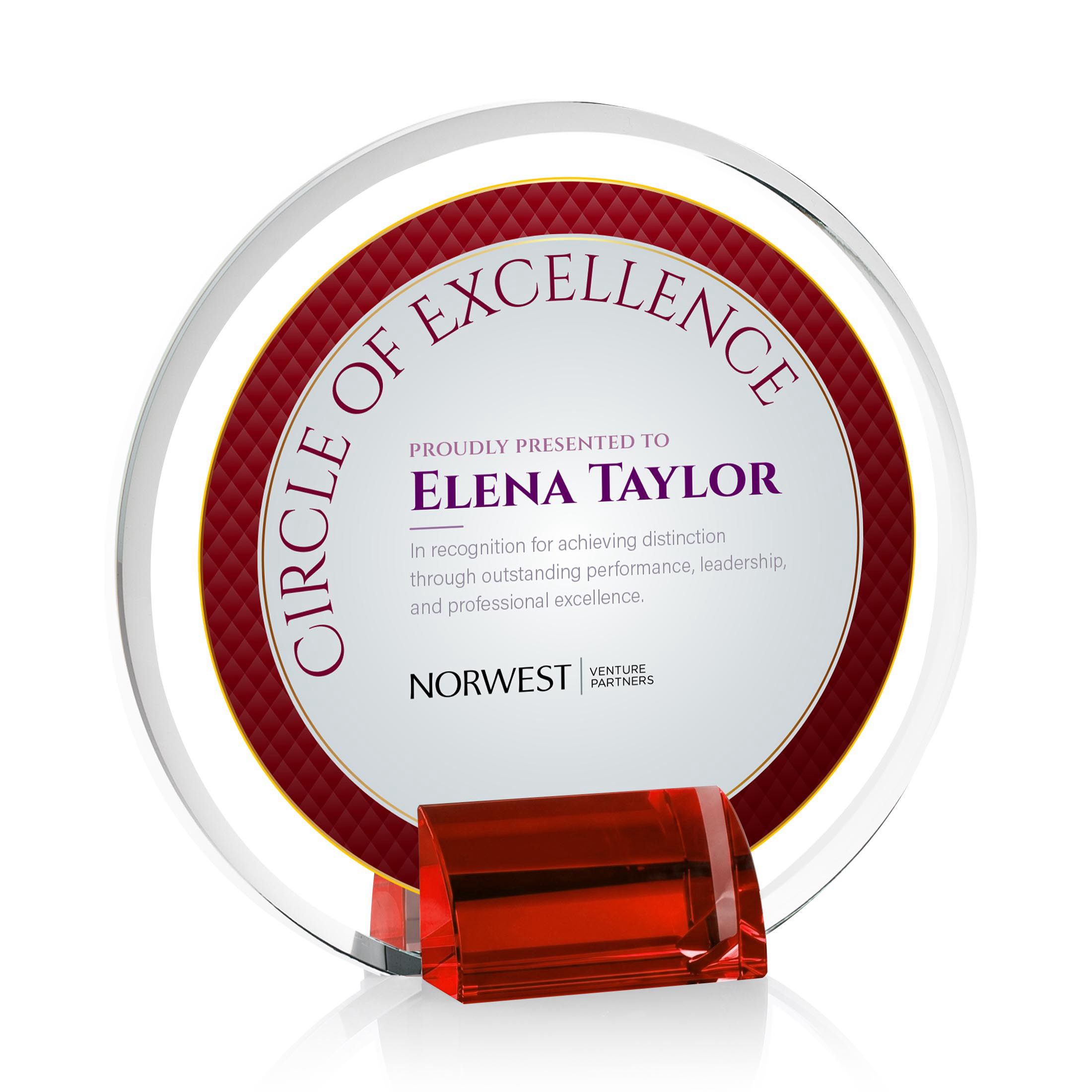 Sutherland VividPrint™ Award - Red 8