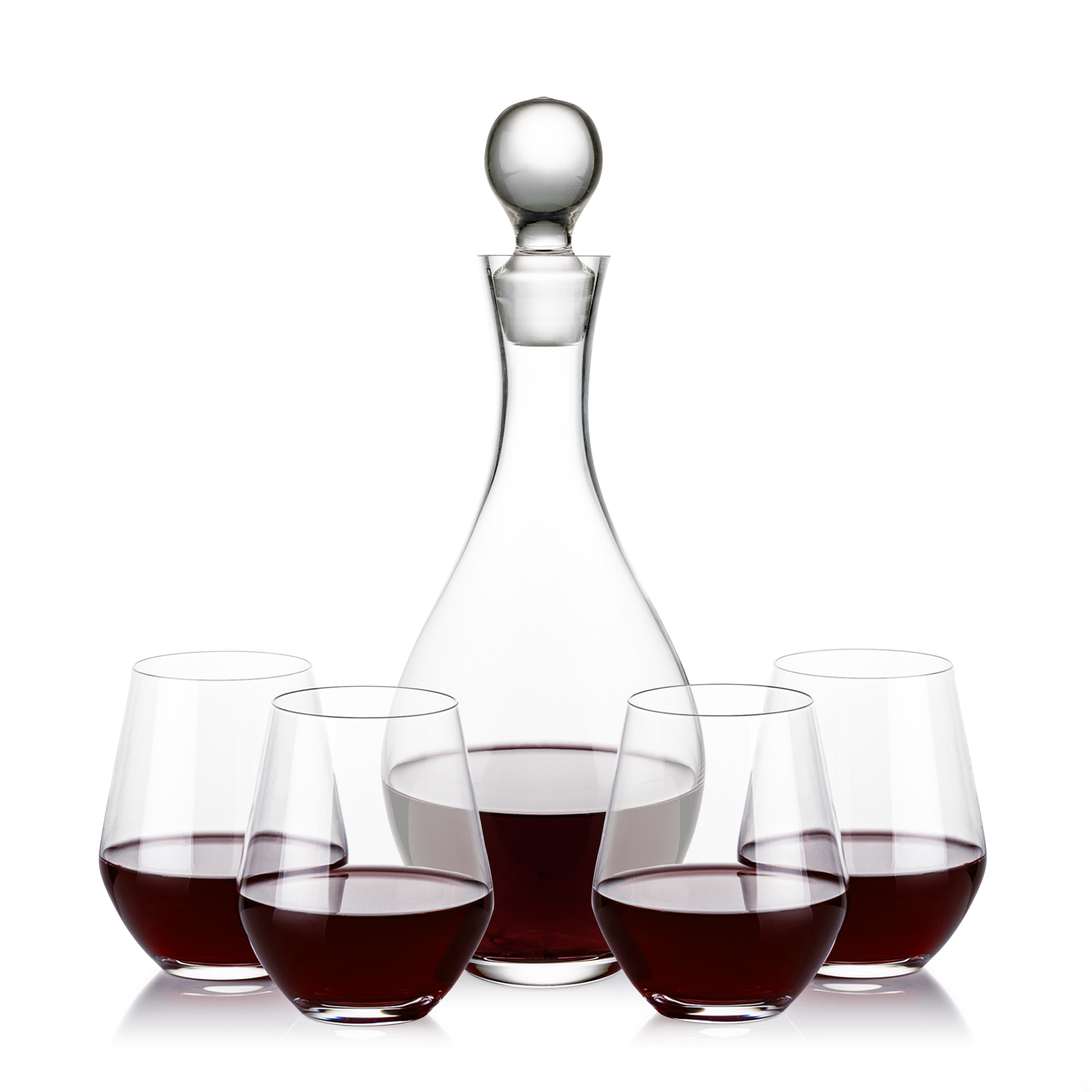 Briarwood Decanter & Reina Stemless Wine Set 7