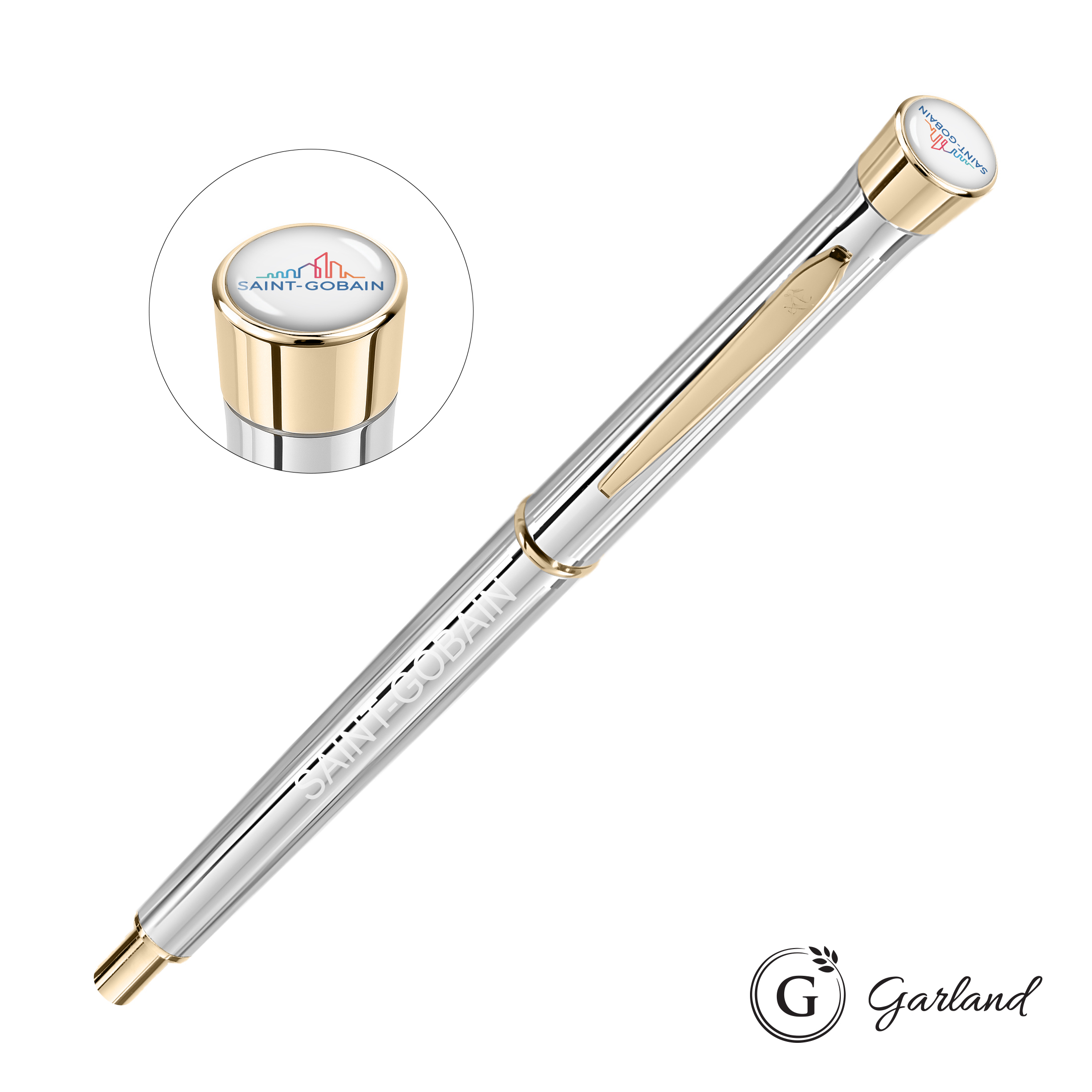 Custom, Mechanical Pencil, Chrome, Chrome / Gold