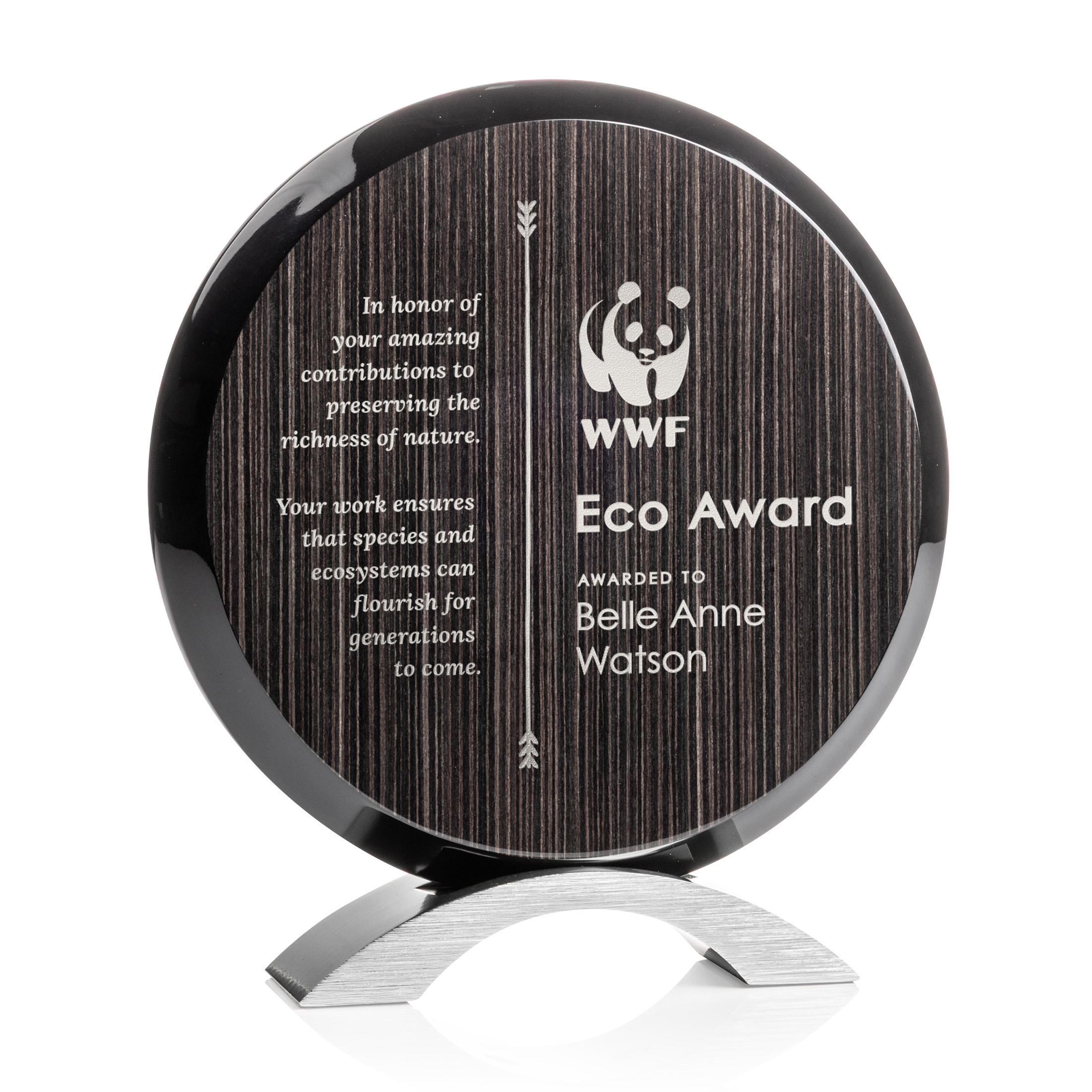 Laser Engraving & 1 Color, Silver, 6.75" x 7.25" x 1.5"