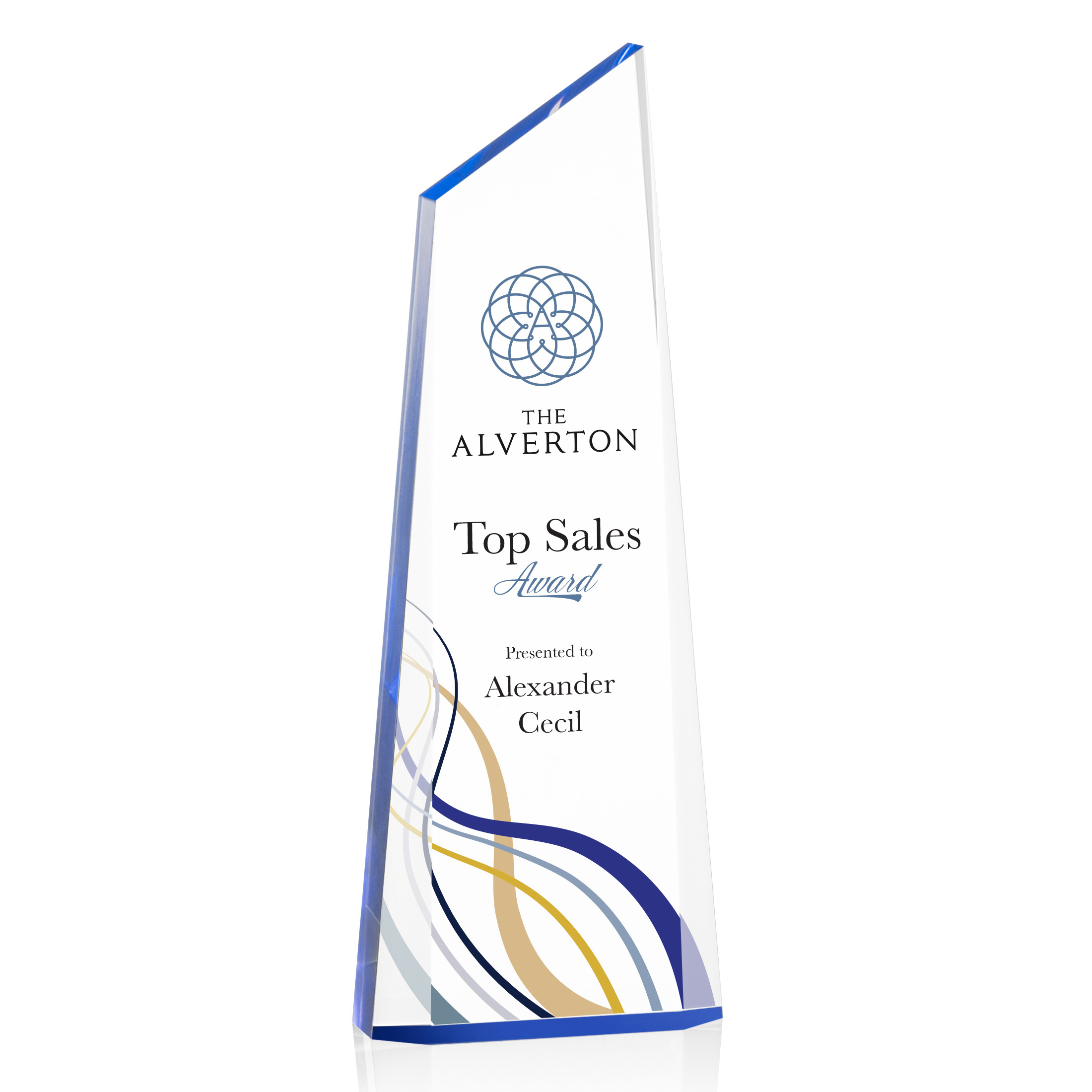 Hudson VividPrint™ Award - Blue 16