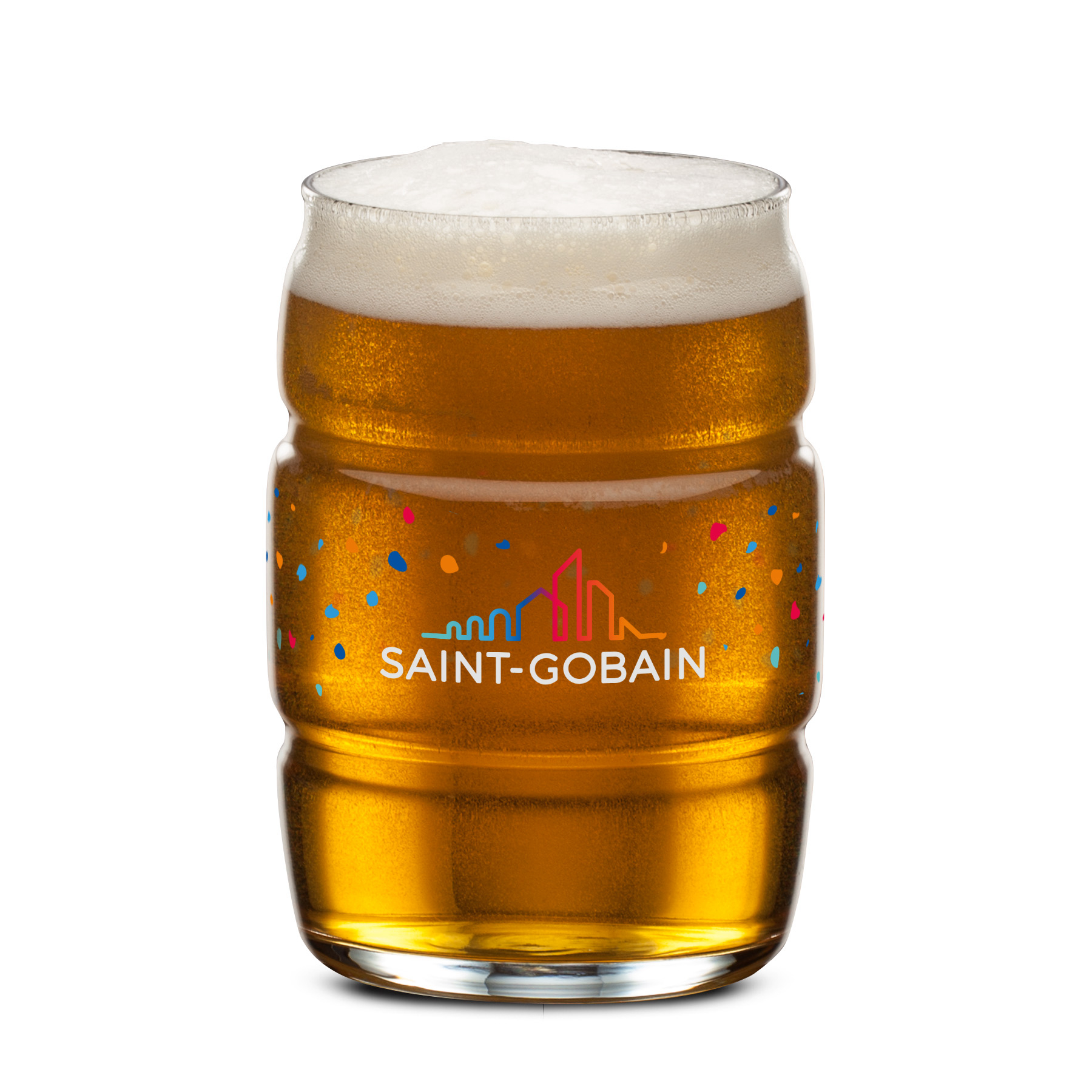 Barrel Beer Glass - VividPrint™