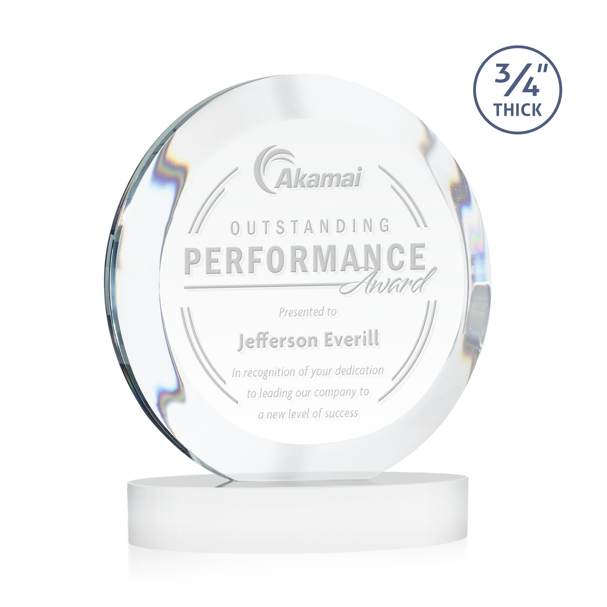 Gibralter Award on Alberton Base - White 10