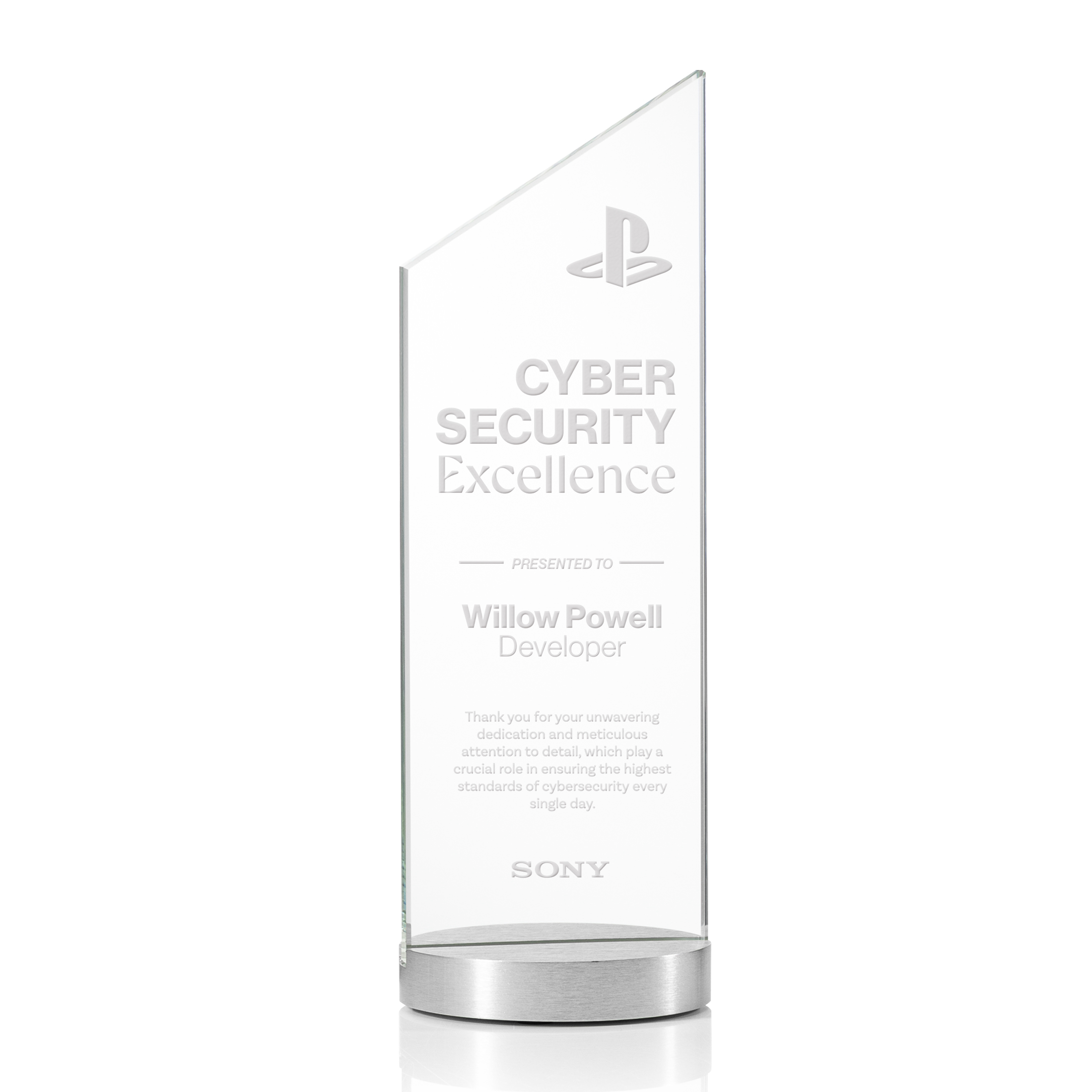 Deep Etch, 3.125" x 9.5" x 3.125"