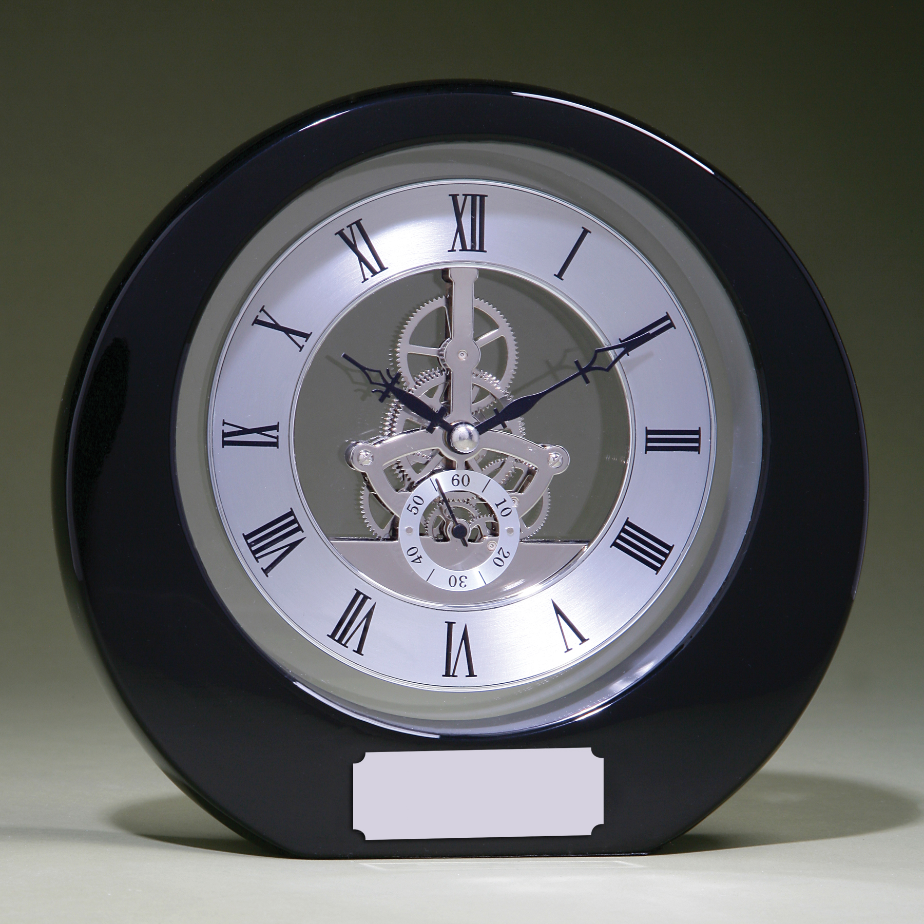 Silver Accent Clock
