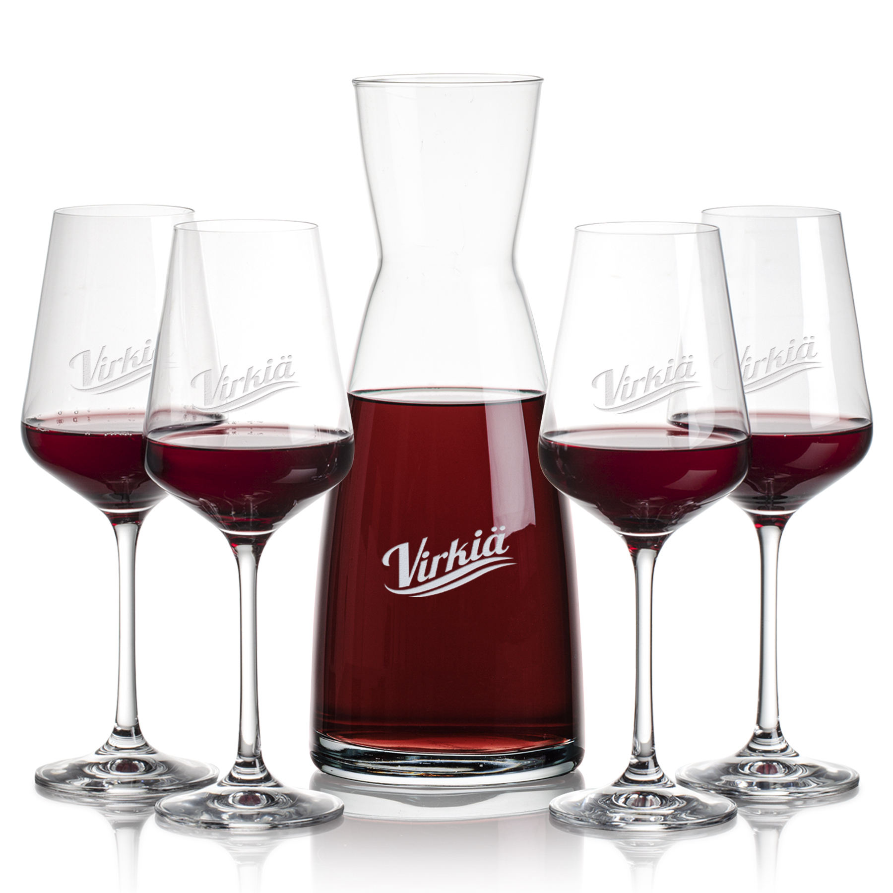 Carafe Stemmed Set, Breckland Set, Carafe & 4 Wine