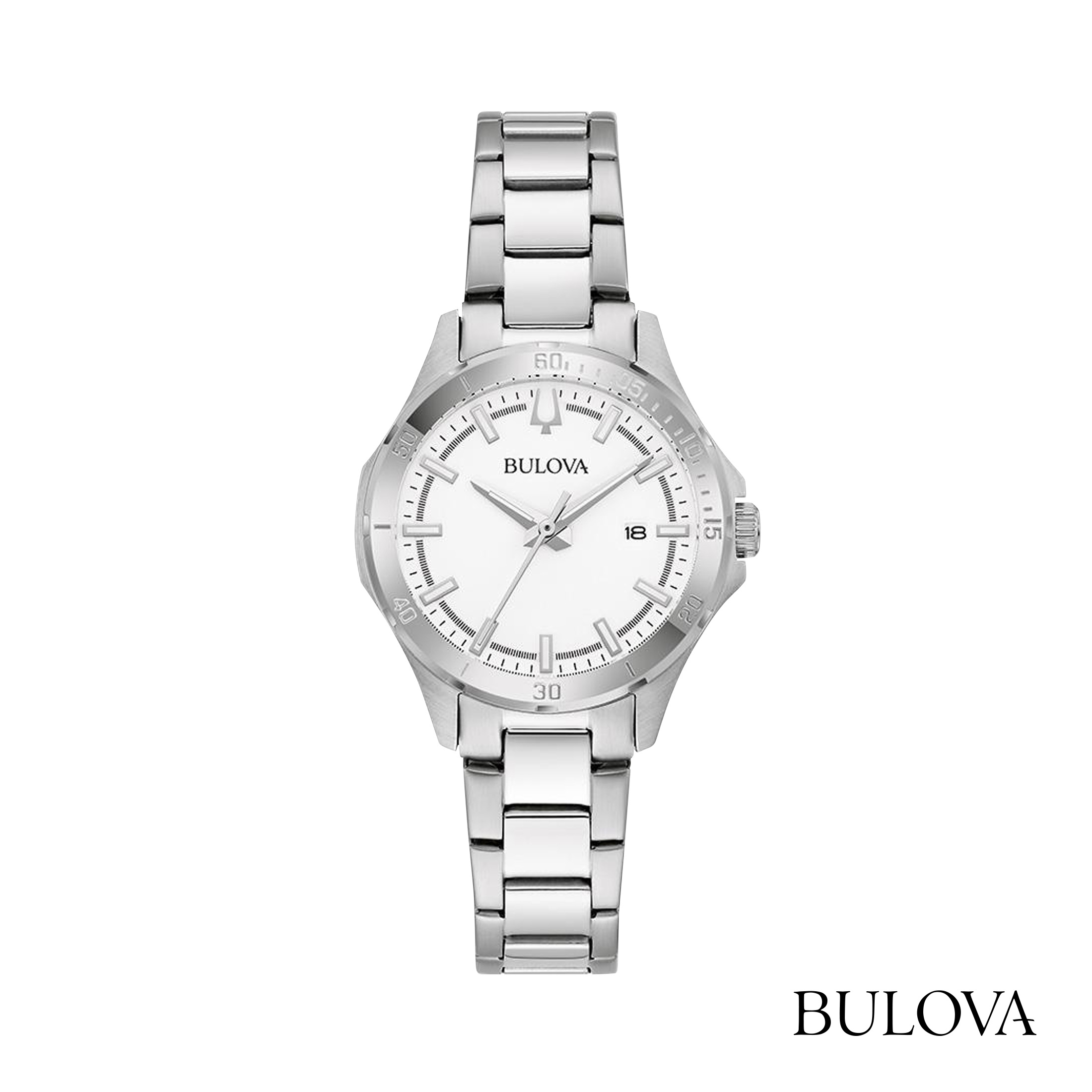 Bulova® SS Bracelet Watch 5