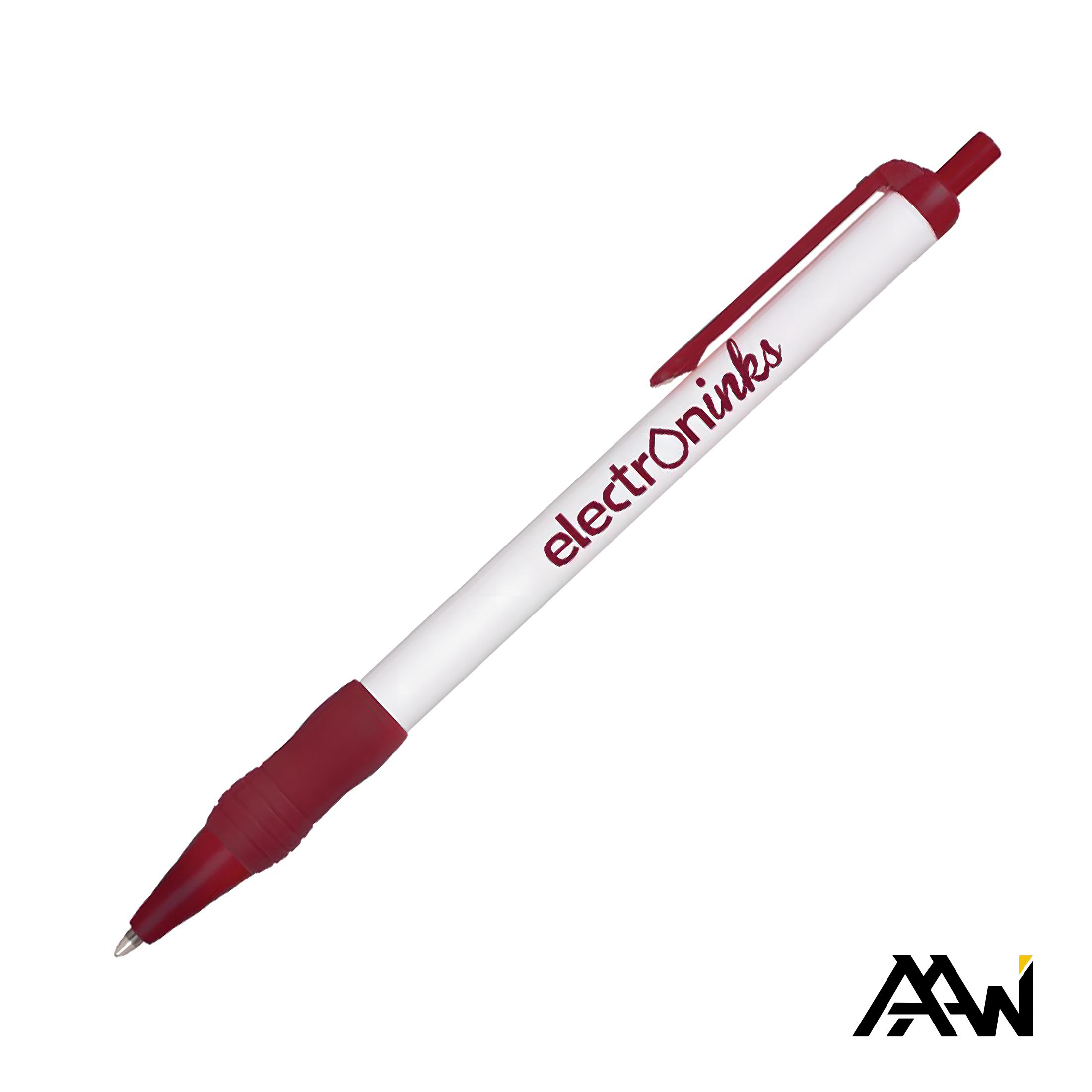 1 Color, 1 Location Imprint, White / Maroon