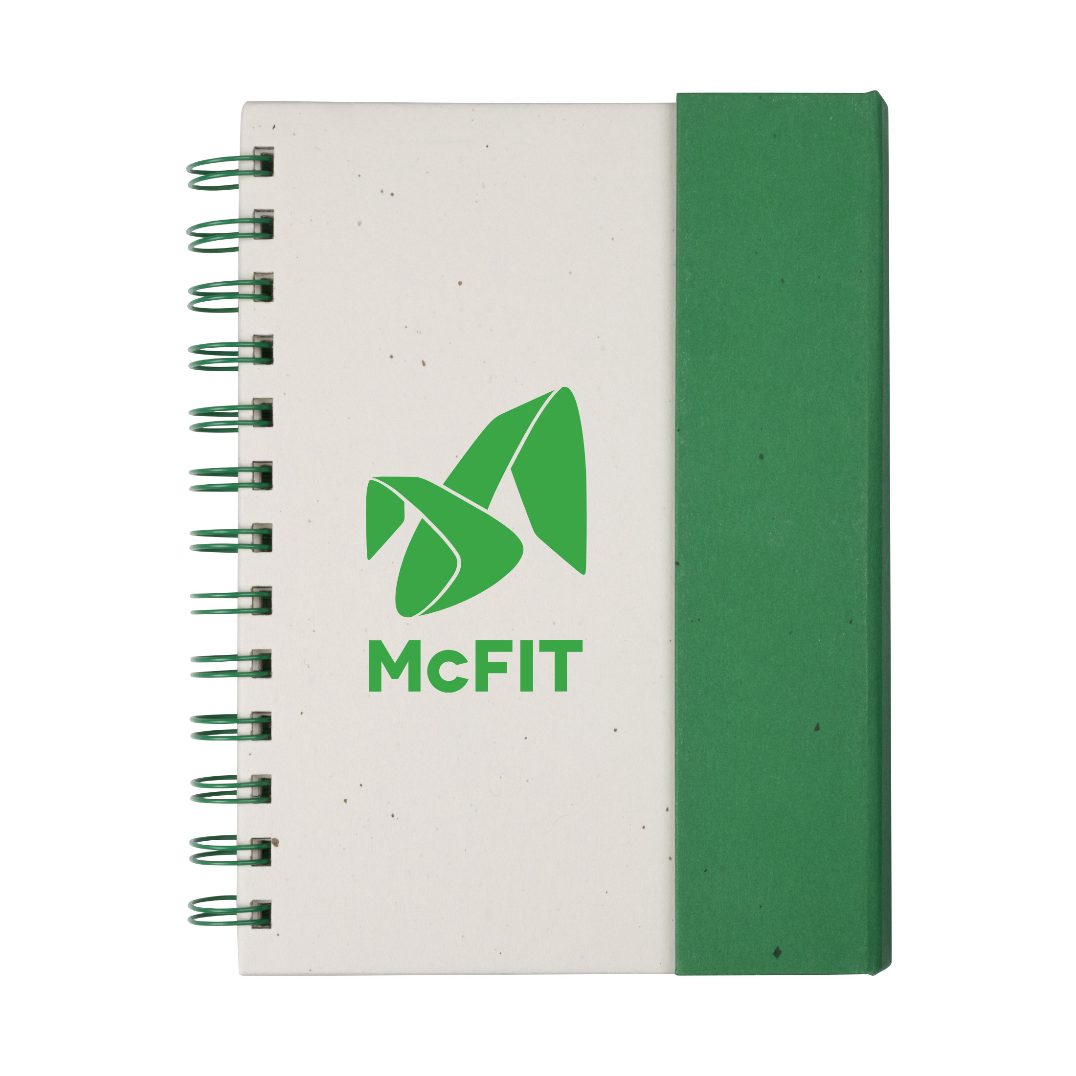 Wormer Spiral Bound Journal w/Sticky Notes & Magnetic Closure