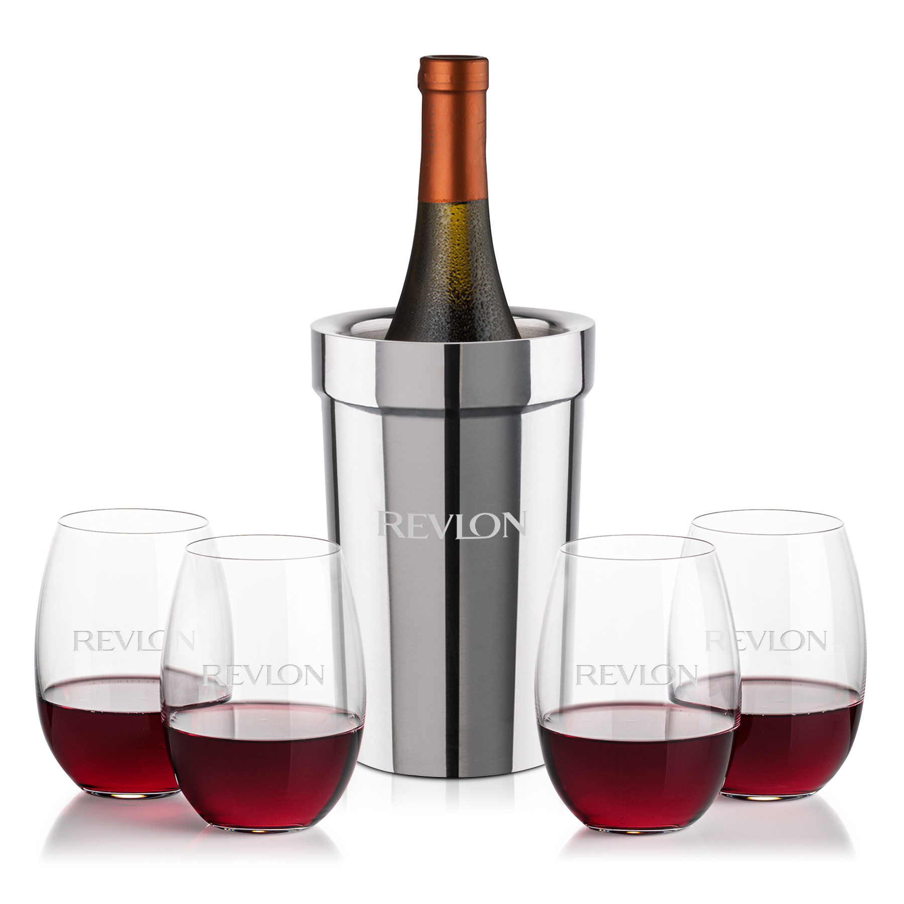Wine Cooler Stemless Set, Carlita Set, Set of 5