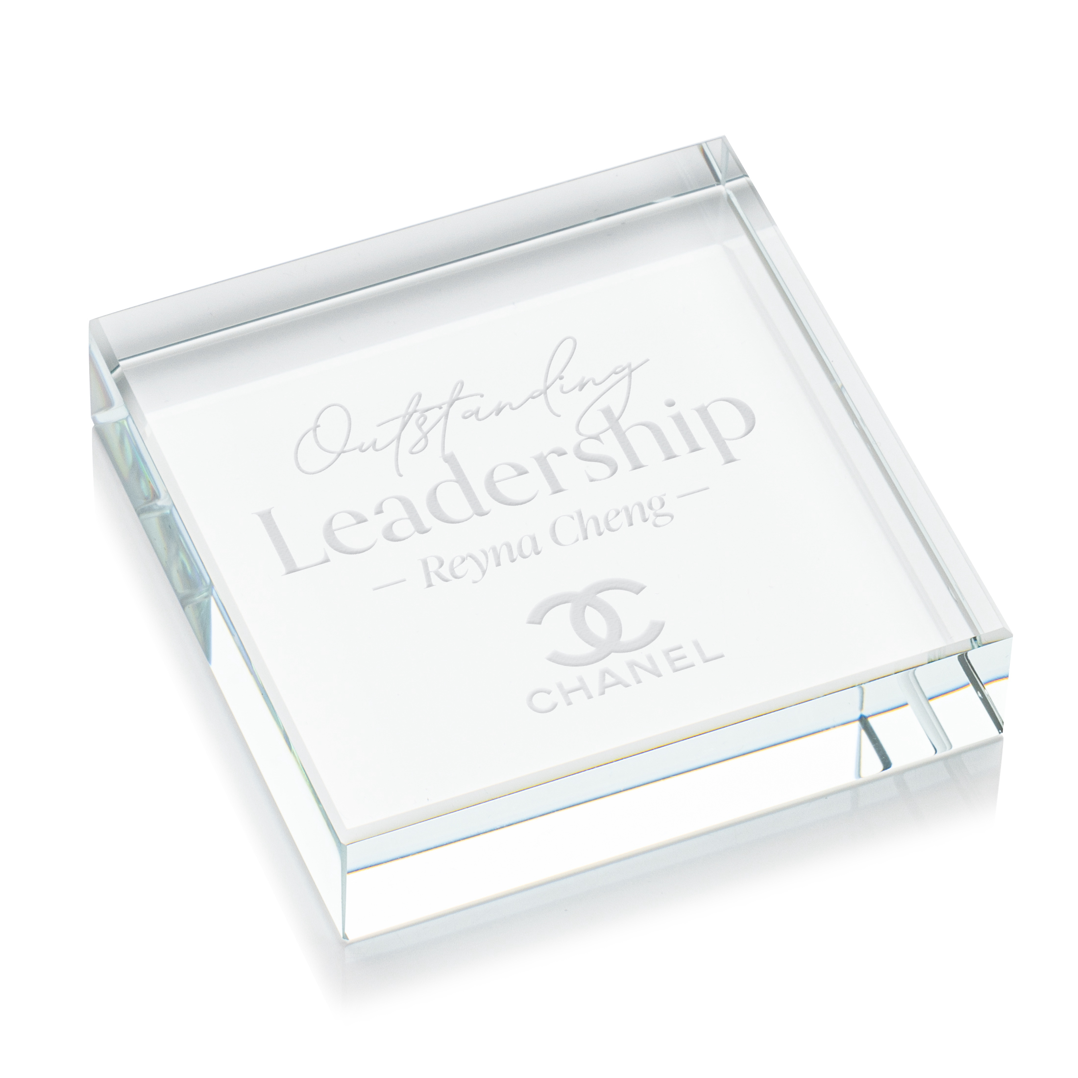 Deep Etch, 3.5" x 0.75" x 3.5"