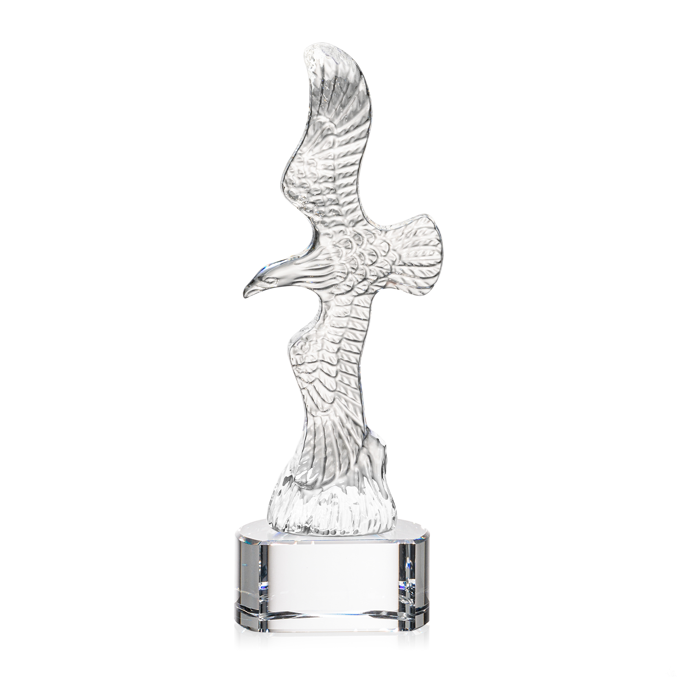 Staffordshire Eagle on Paragon Base - Clear