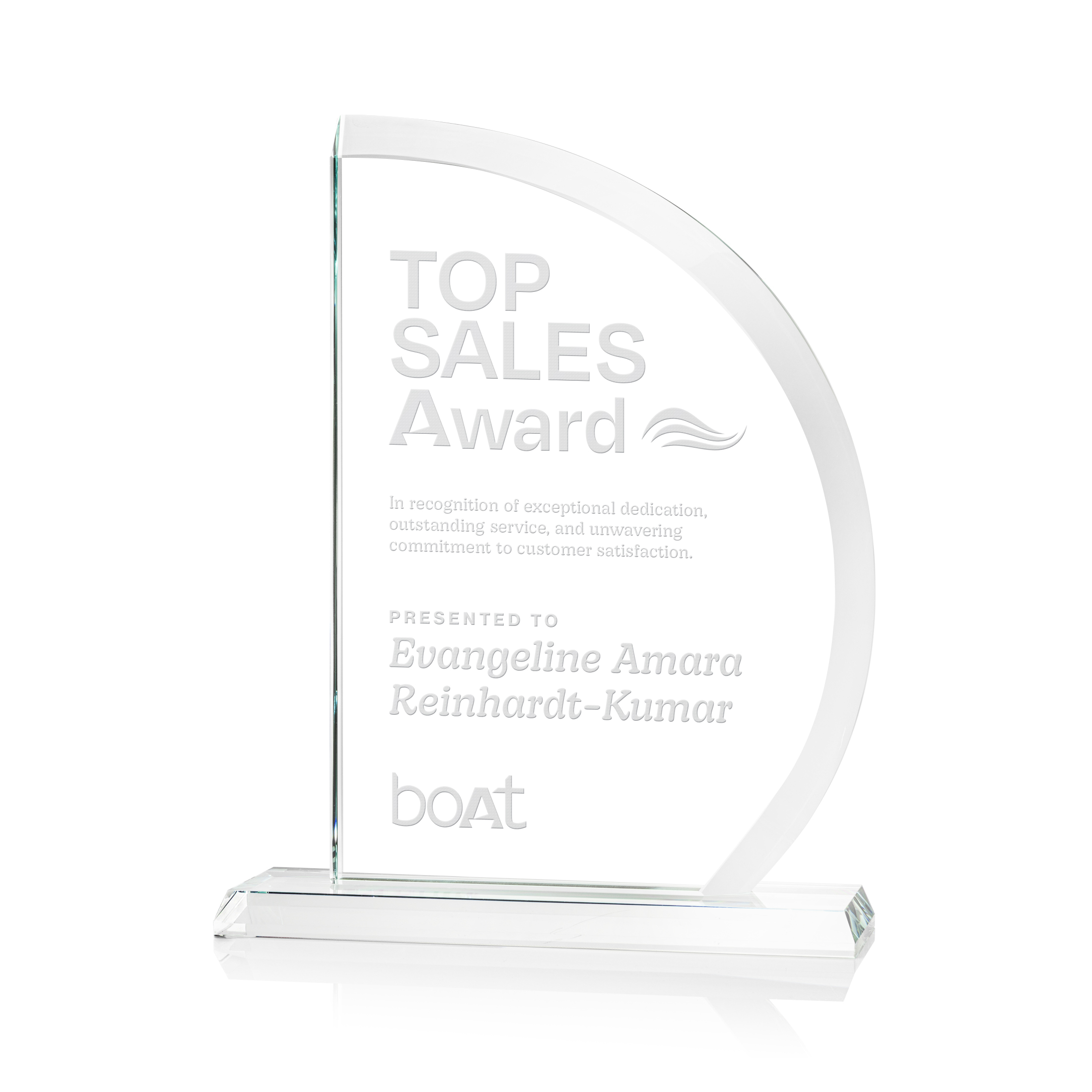 Deep Etch, 7.375" x 11" x 3"