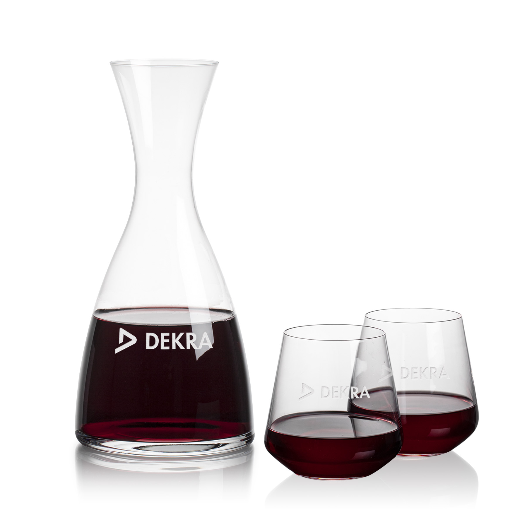 Carafe Stemless Set, Cannes Wine Set, Carafe & 2 Stemless