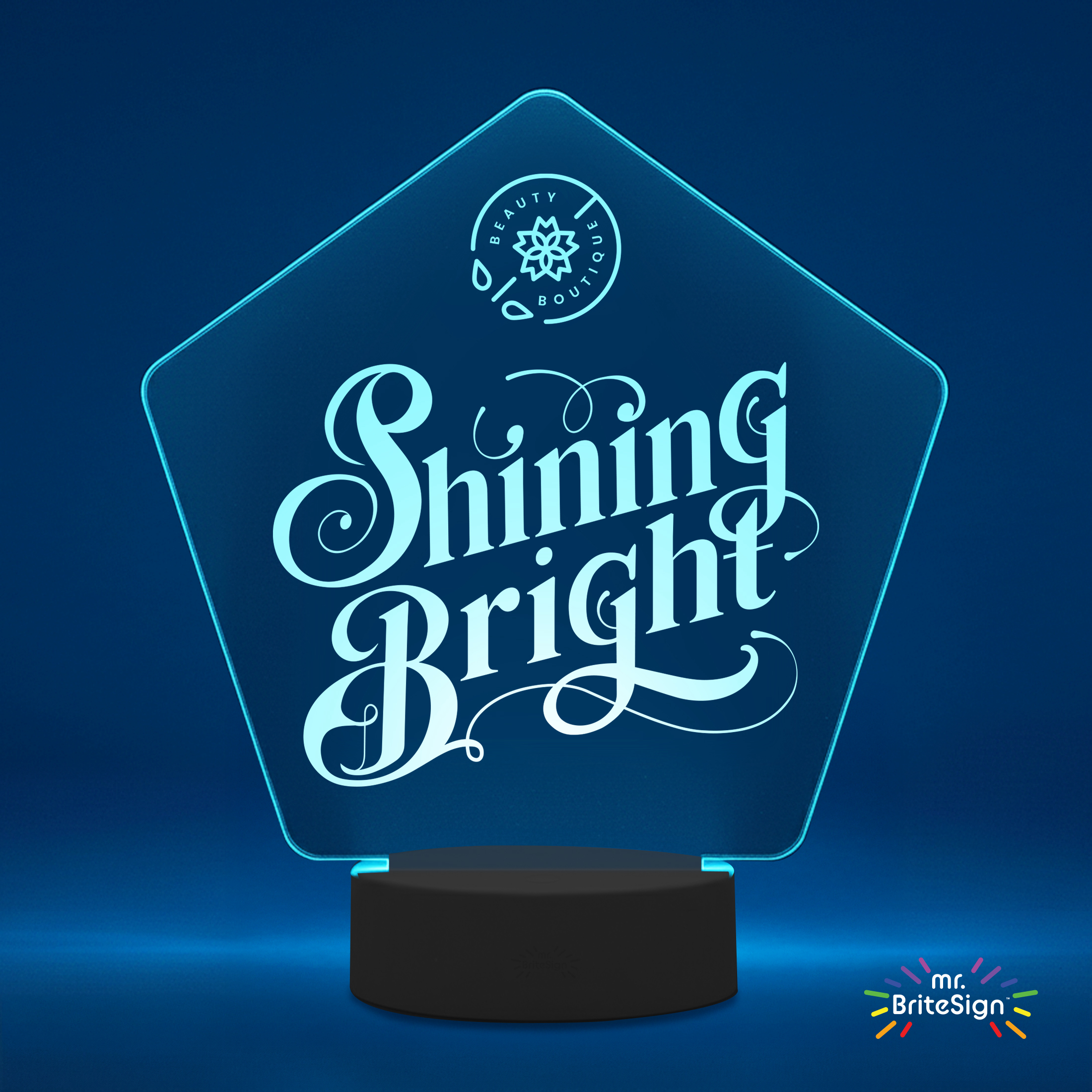 Pentagon, Black 14.5" x 15.375" x 3.625"