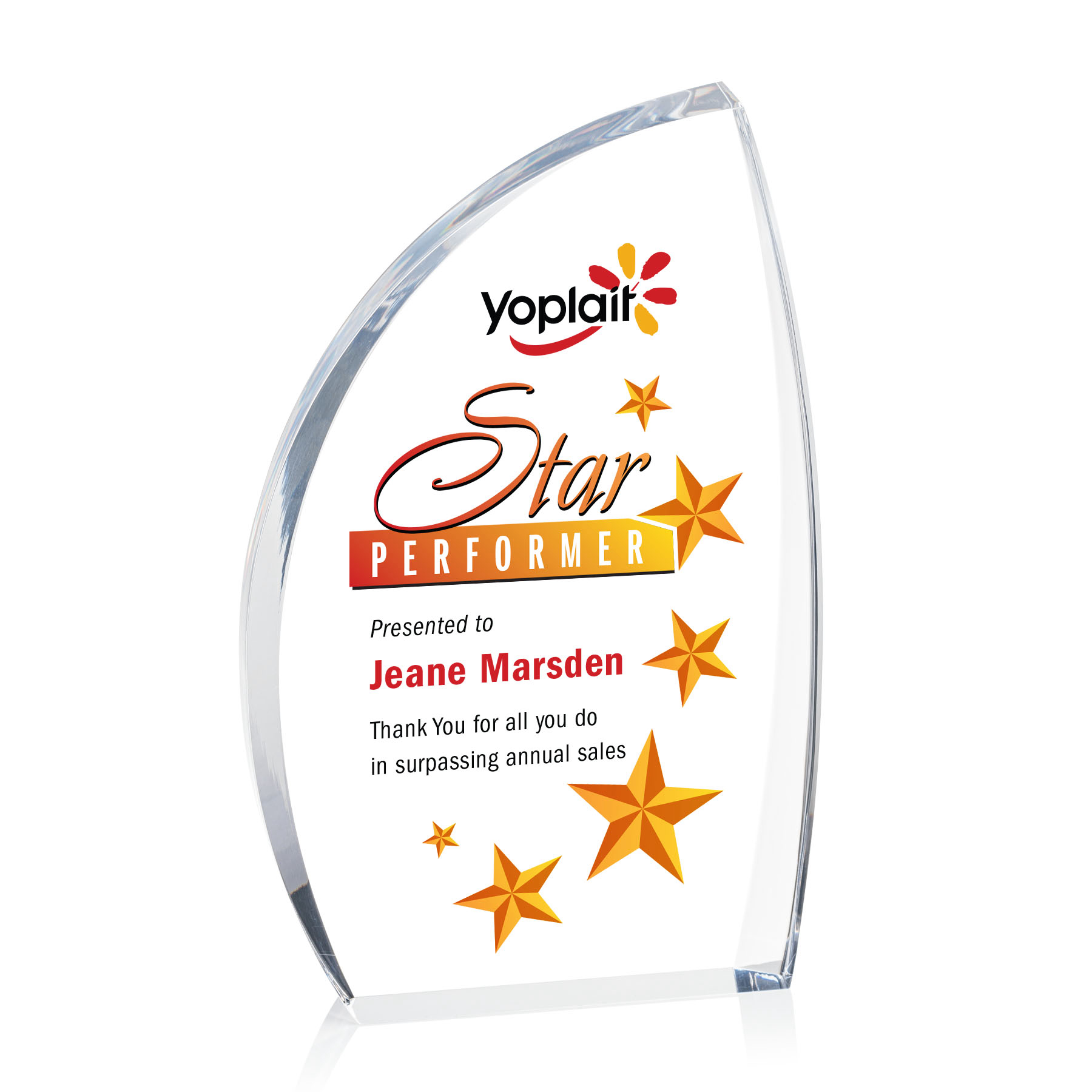 Duncan VividPrint™ Award - Clear 15