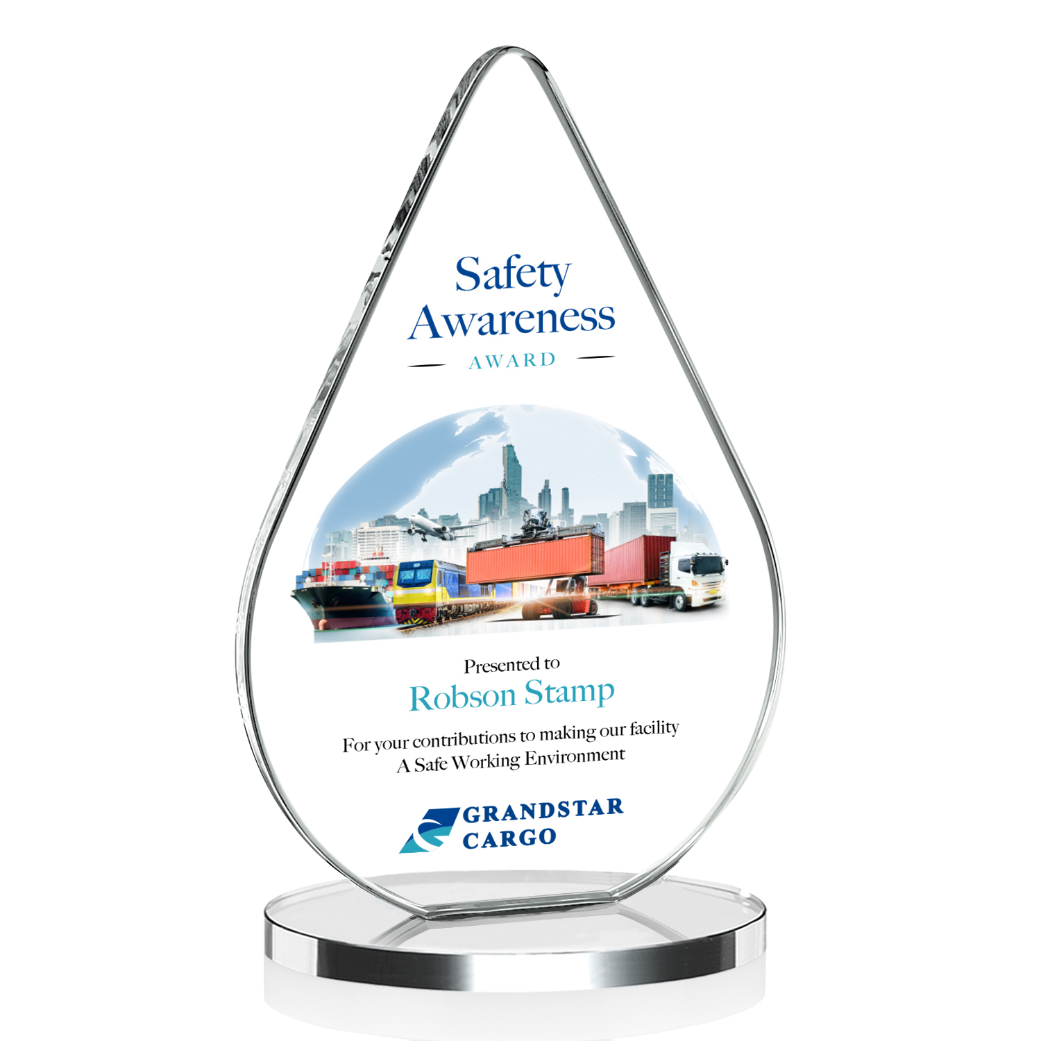 Glenhazel VividPrint™ Award - Clear 6