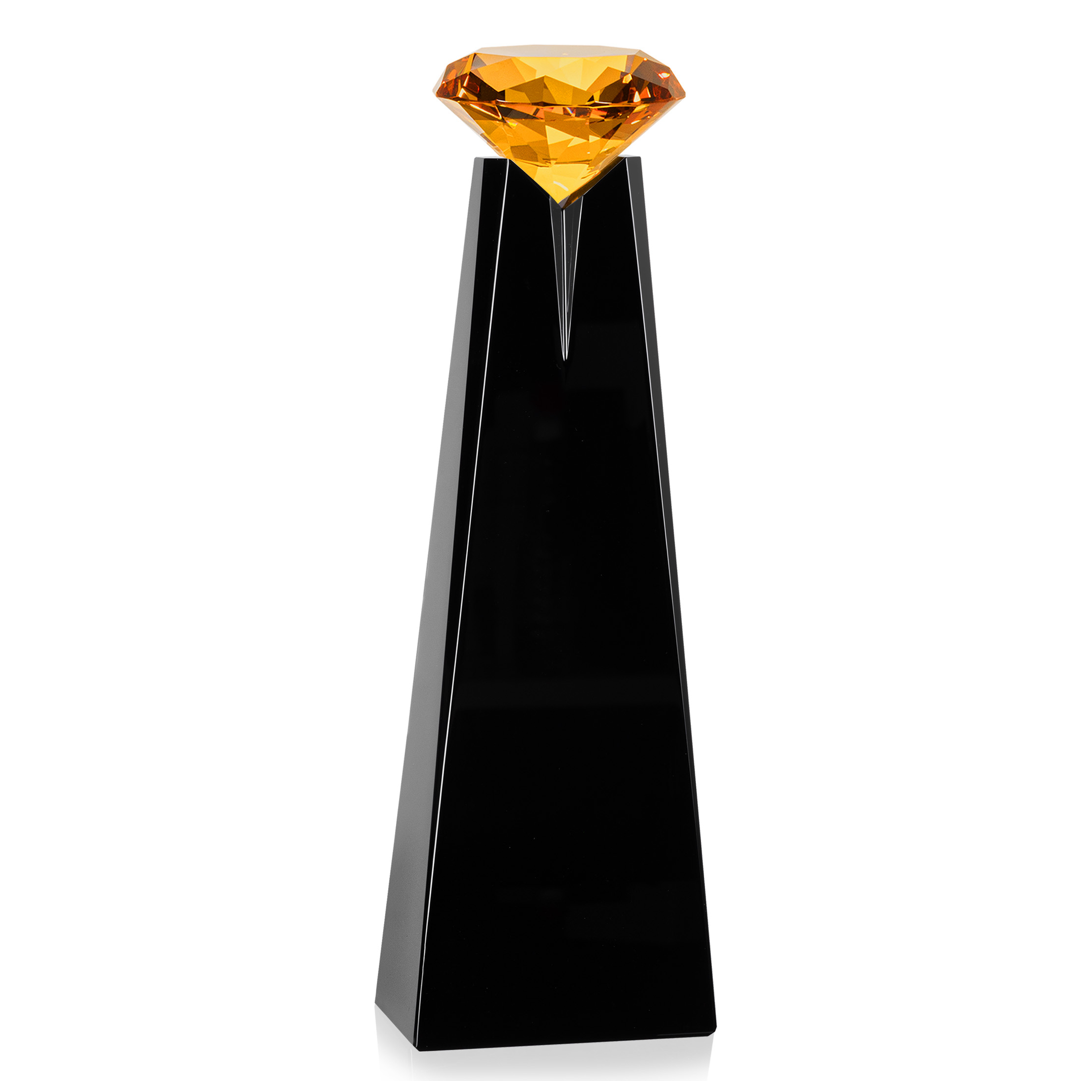 Alicia Gemstone VividPrint™ Award - Black/Amber 17