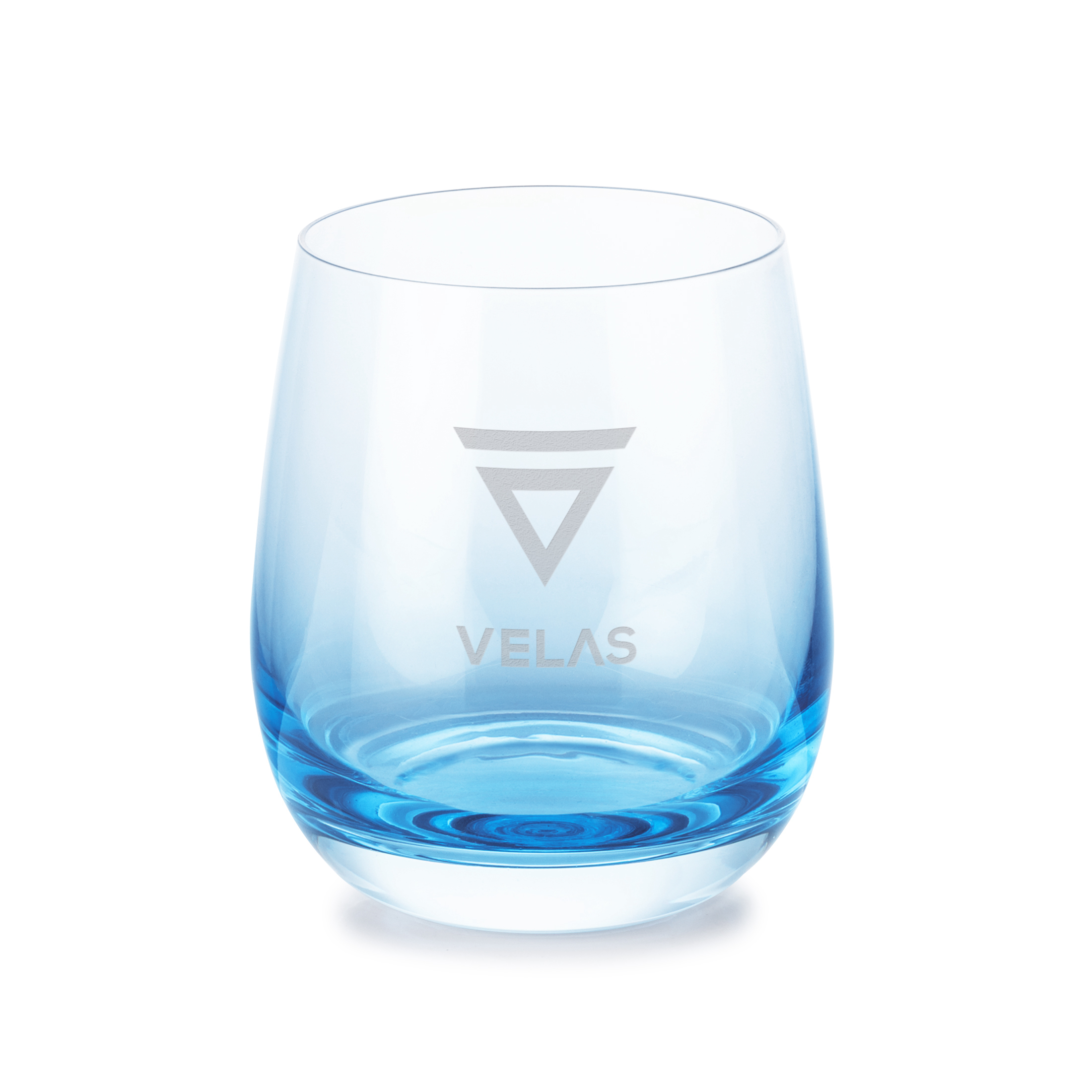 Soudan Stemless Wine Blue - Deep Etch