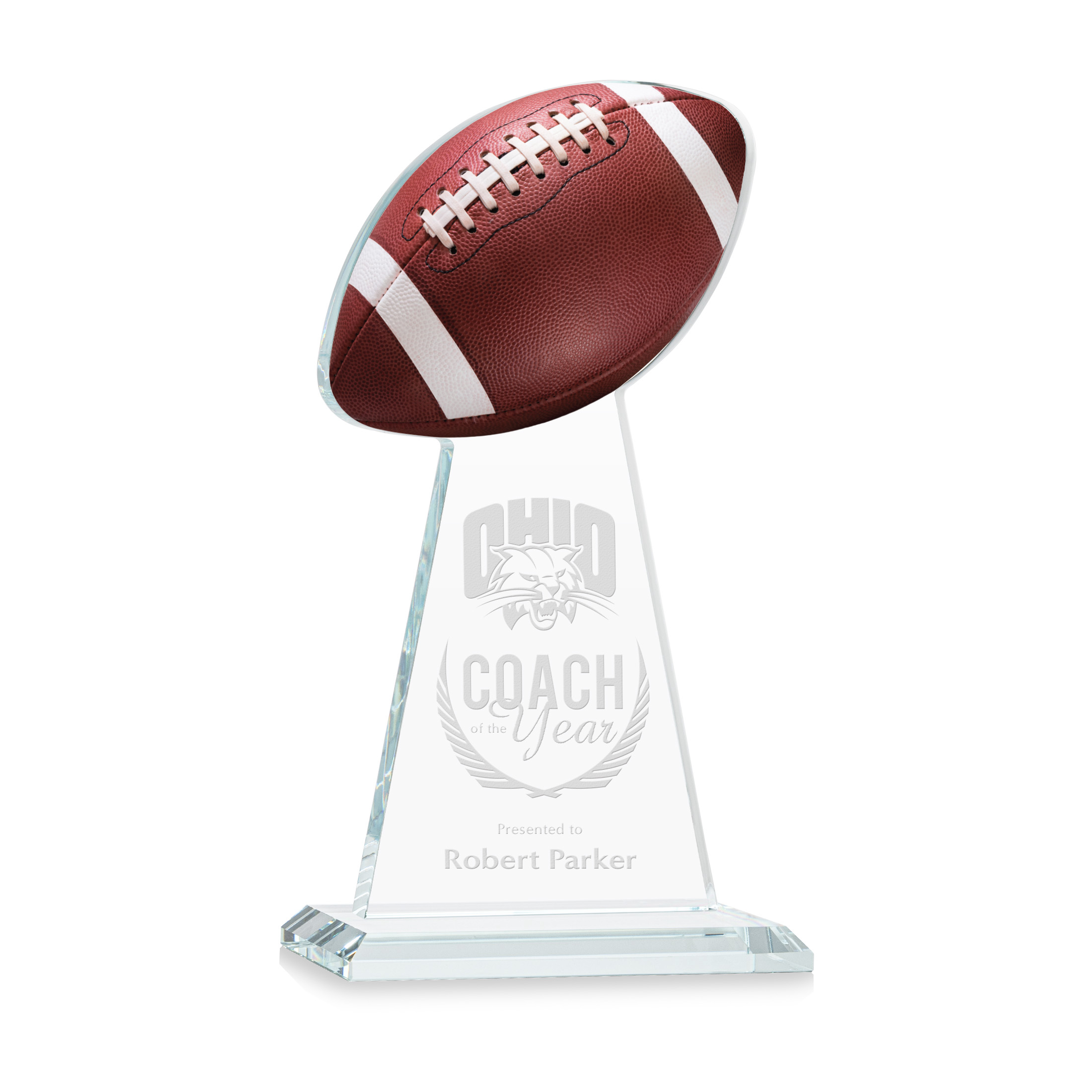 Deep Etch, Clear, 5" x 9.5" x 3"