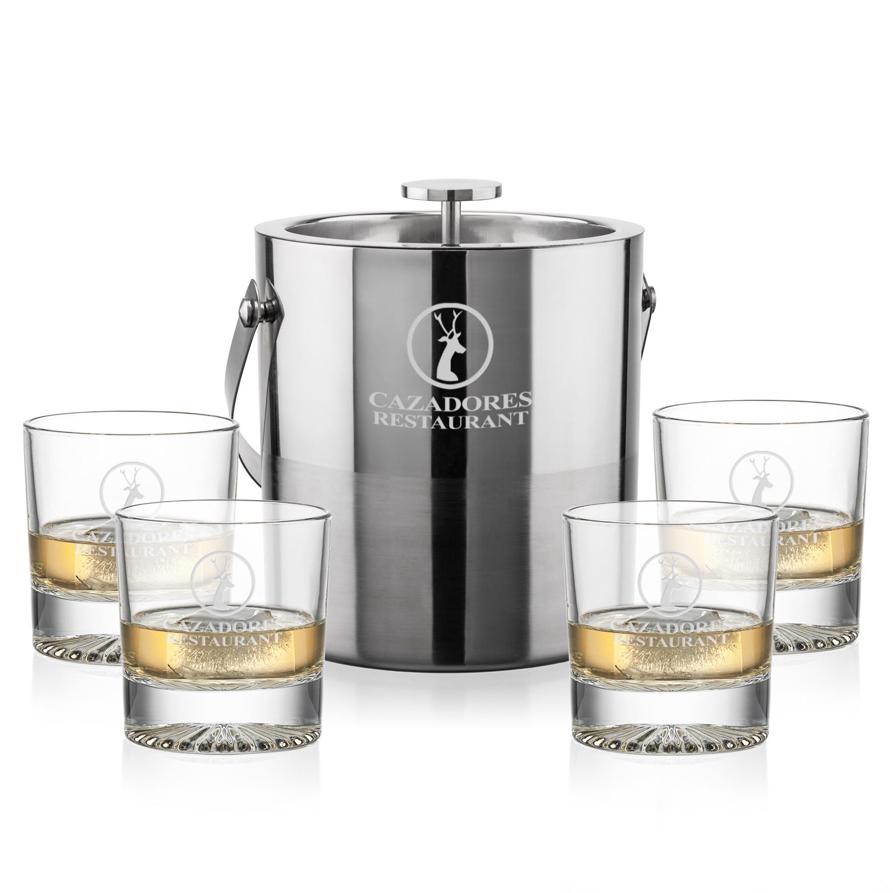 Ice Bucket OTR Set, Romford Set, Set of 5