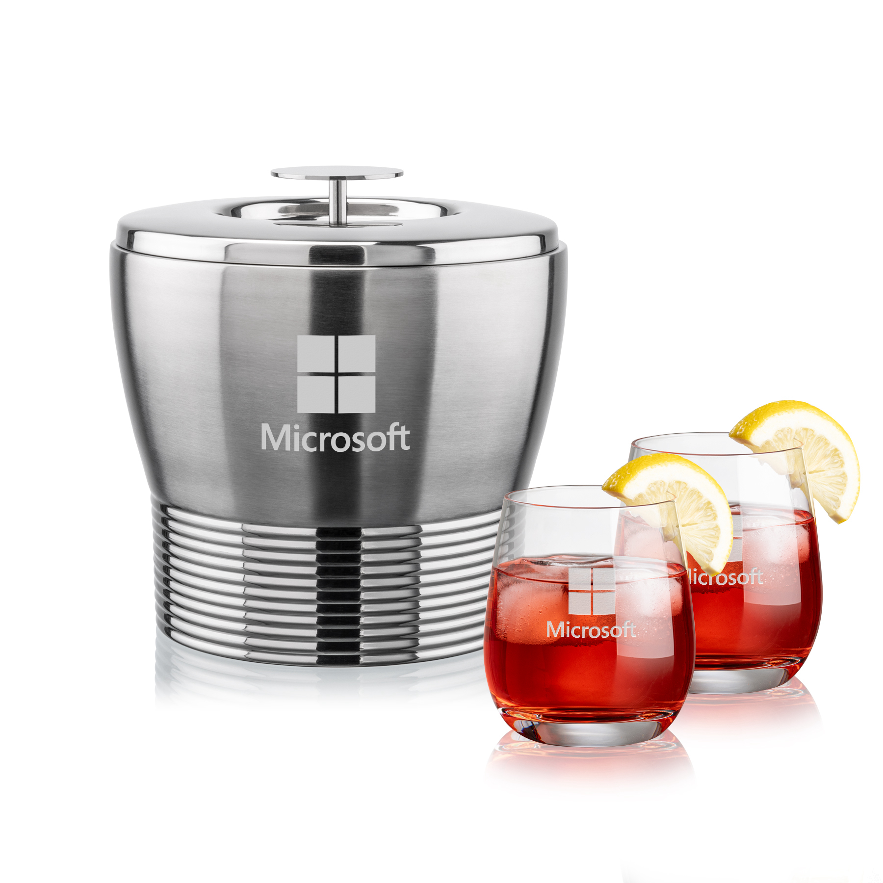 Ice Bucket OTR Set, Salem Set, Set of 3