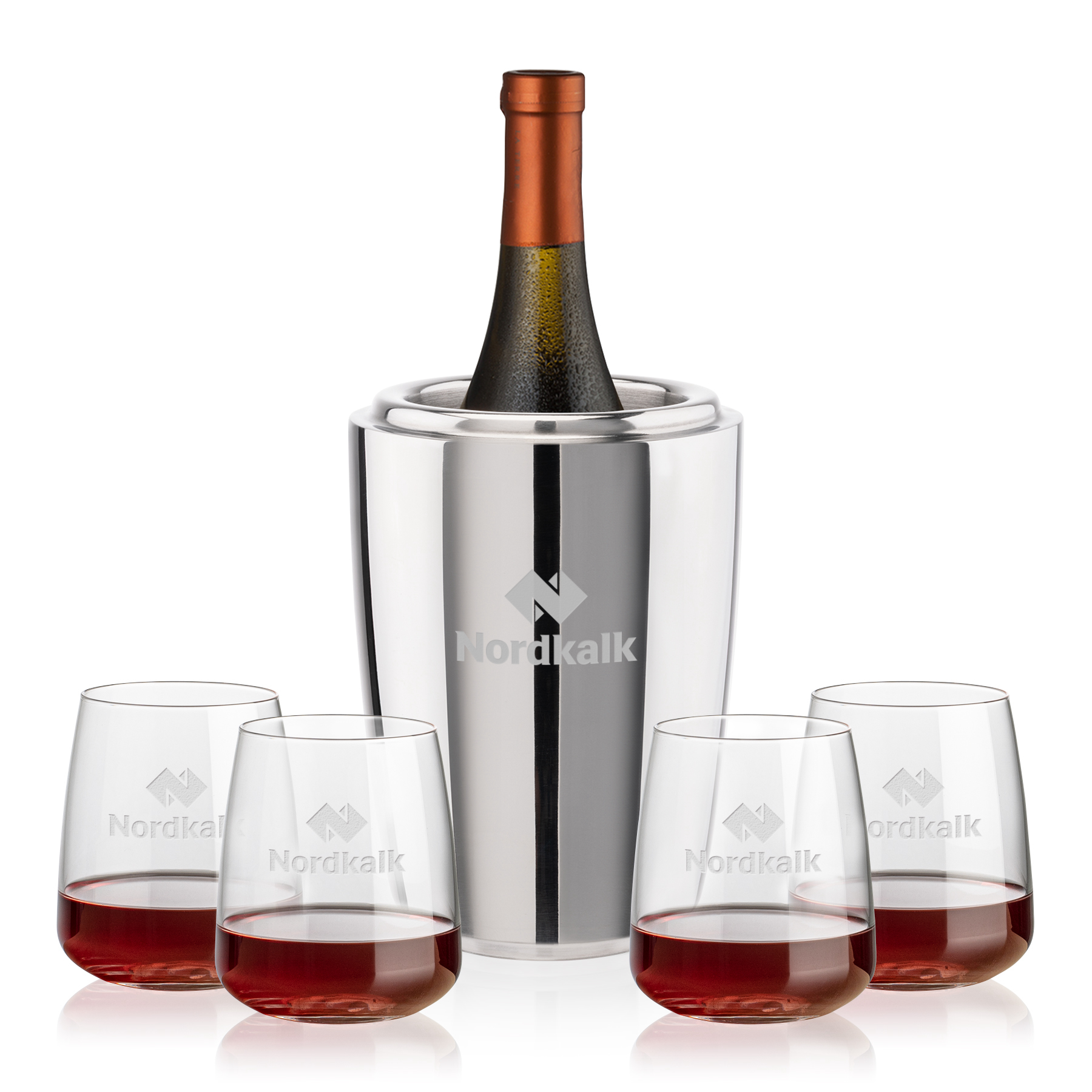 Wine Cooler Stemless Set, Dunhill Set, Set of 5