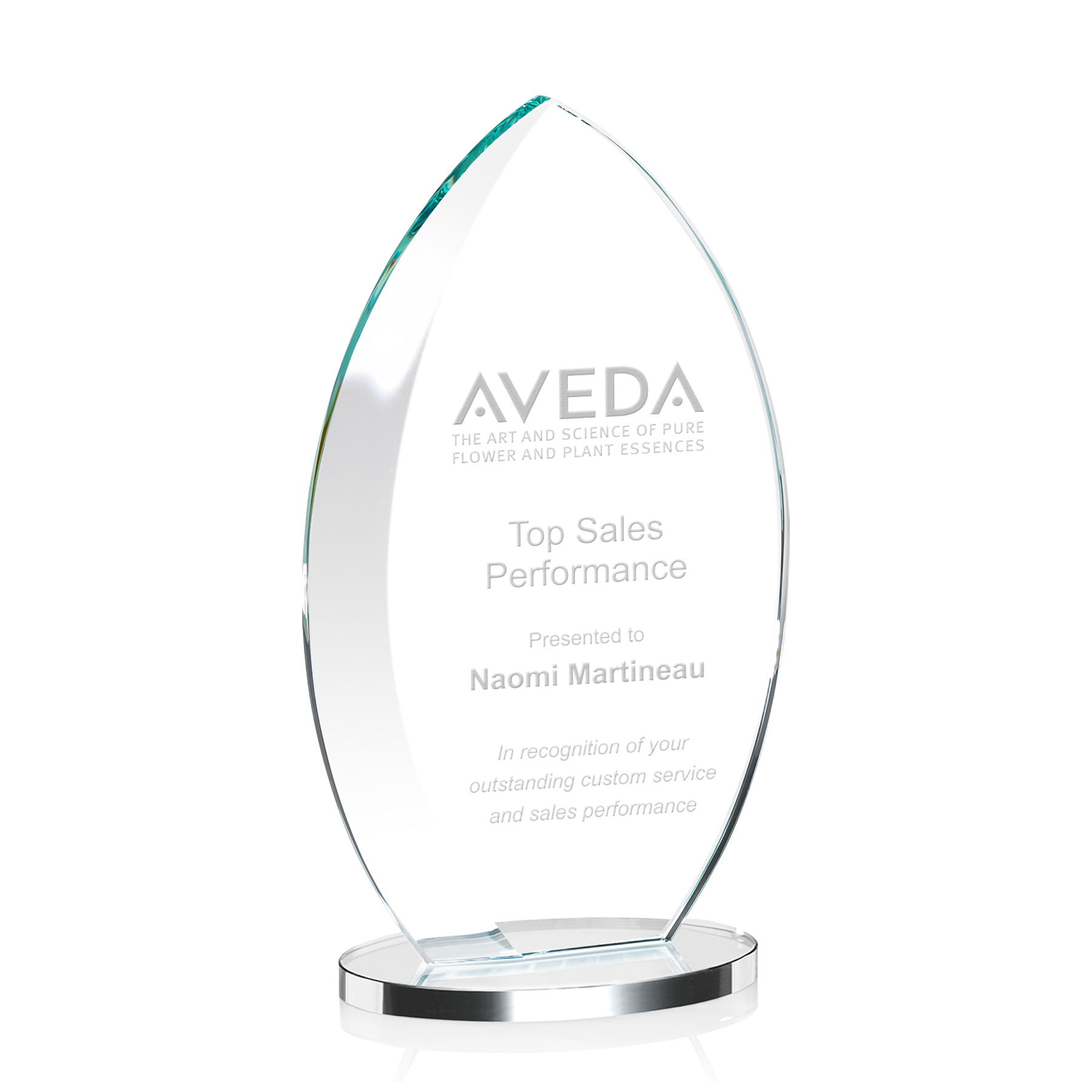 Deep Etch, Clear, 6" x 10.375" x 3.5"