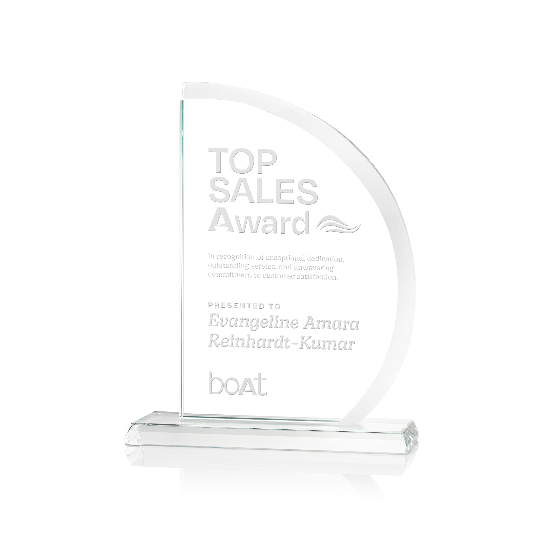 Deep Etch, 6.375" x 9.75" x 3"