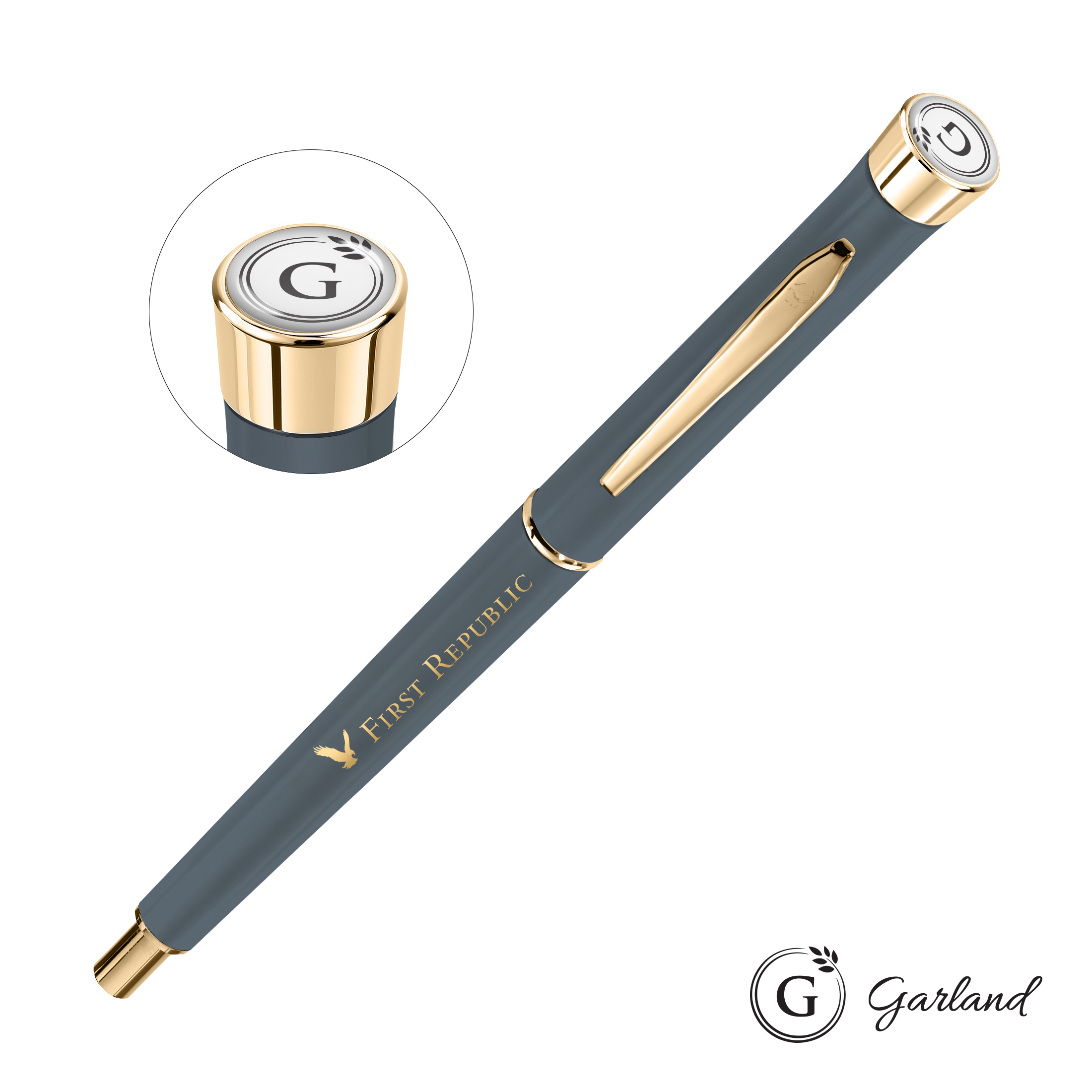 Standard, Mechanical Pencil, Gold, Matte Grey / Gold