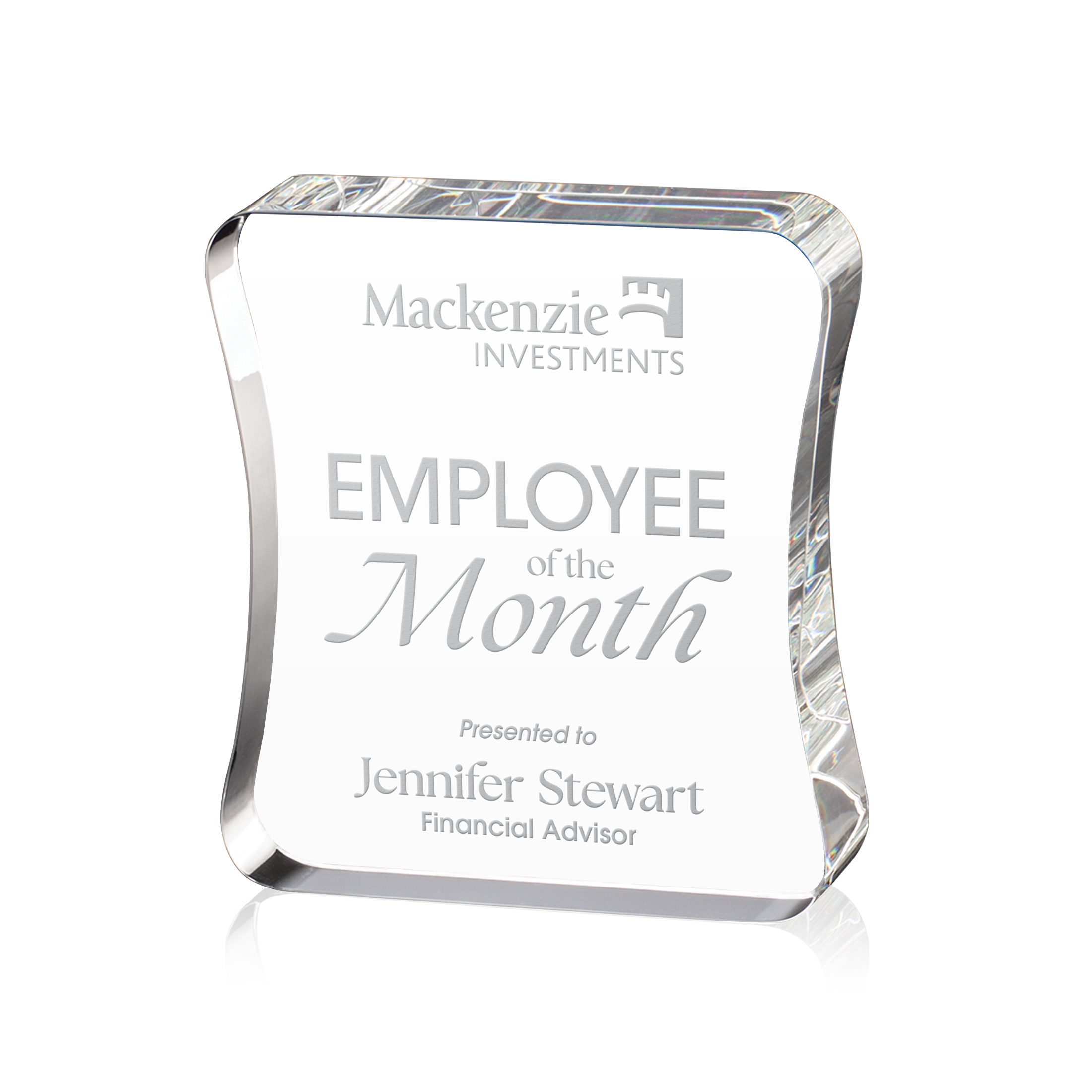 Deep Etch, 3.5" x 4" x 1"